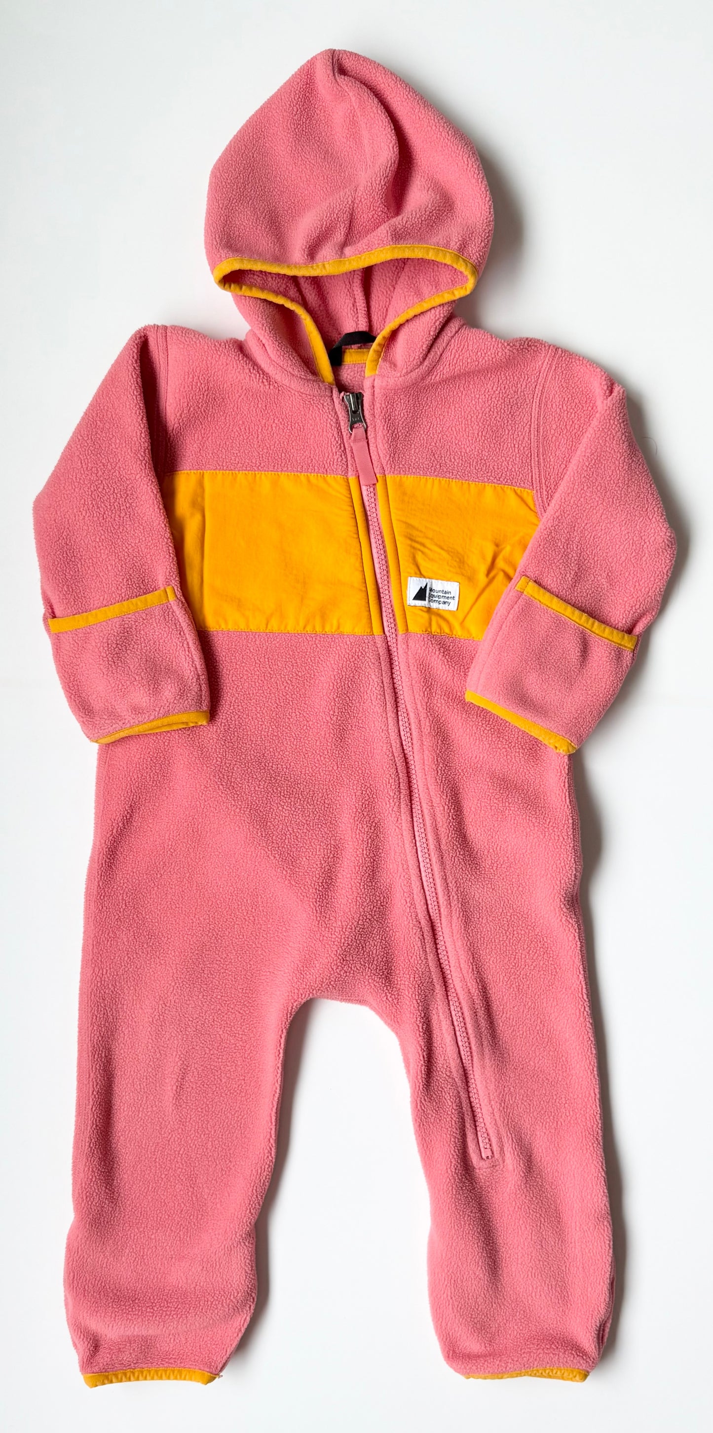 MEC Fireside Pink & Orange Fleece Bunting Suit (12 Months)