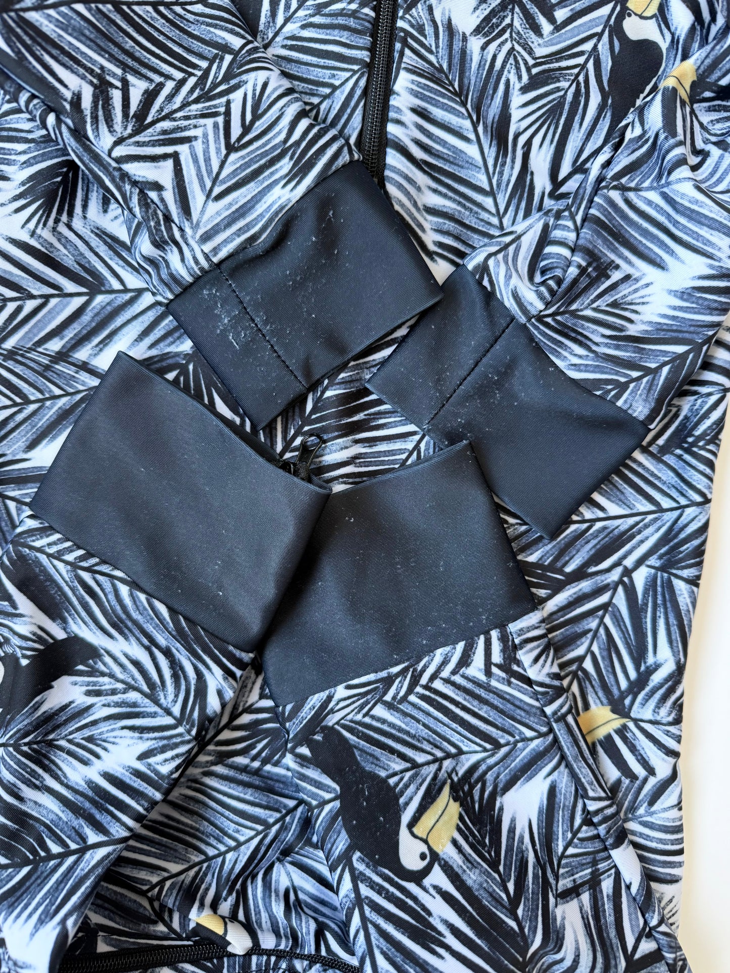 Honeysuckle Swim Black Toucans Full Coverage Sunsuit (18-24 Months)