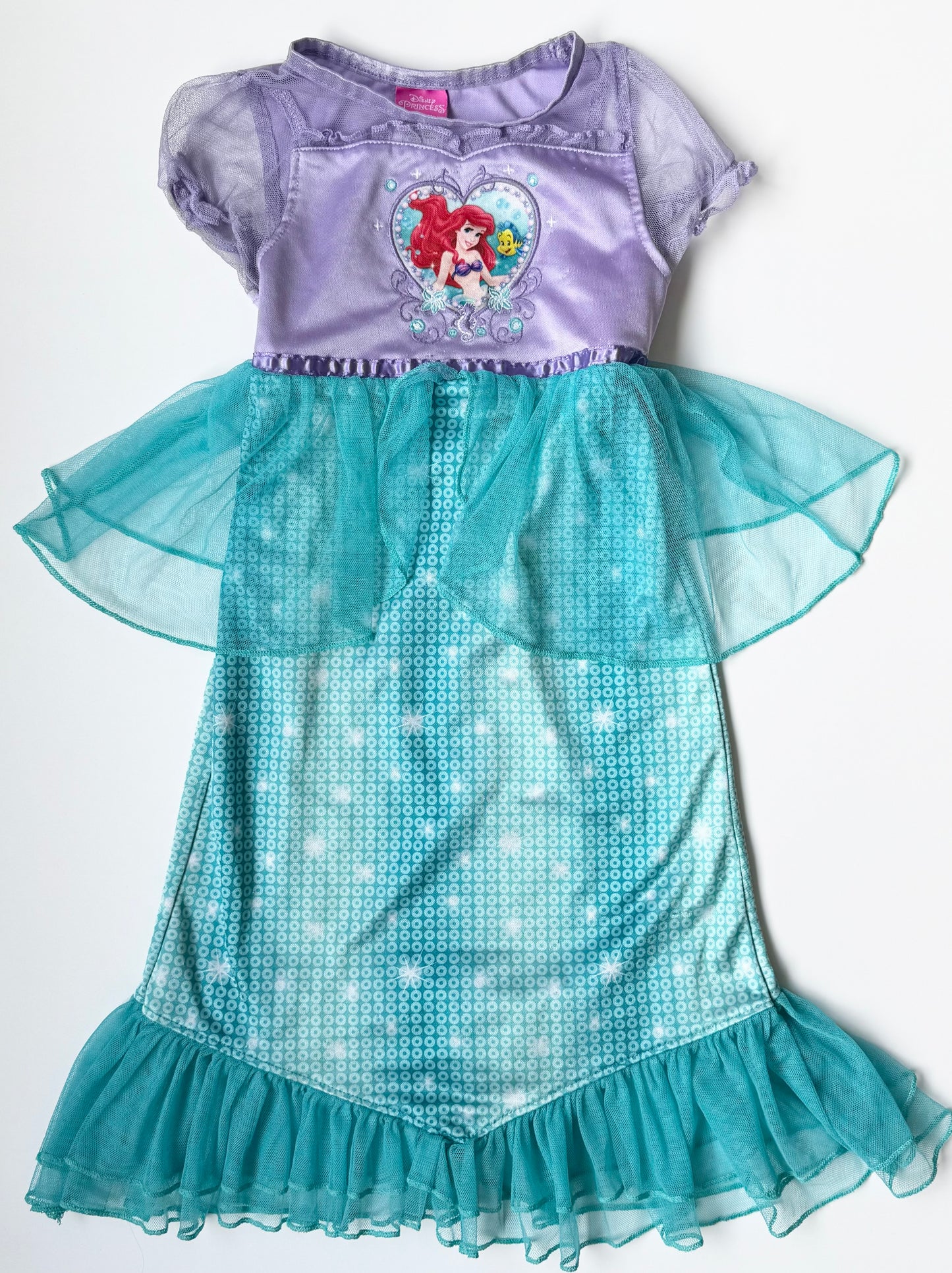 Disney Princess Little Mermaid Dress (4T)