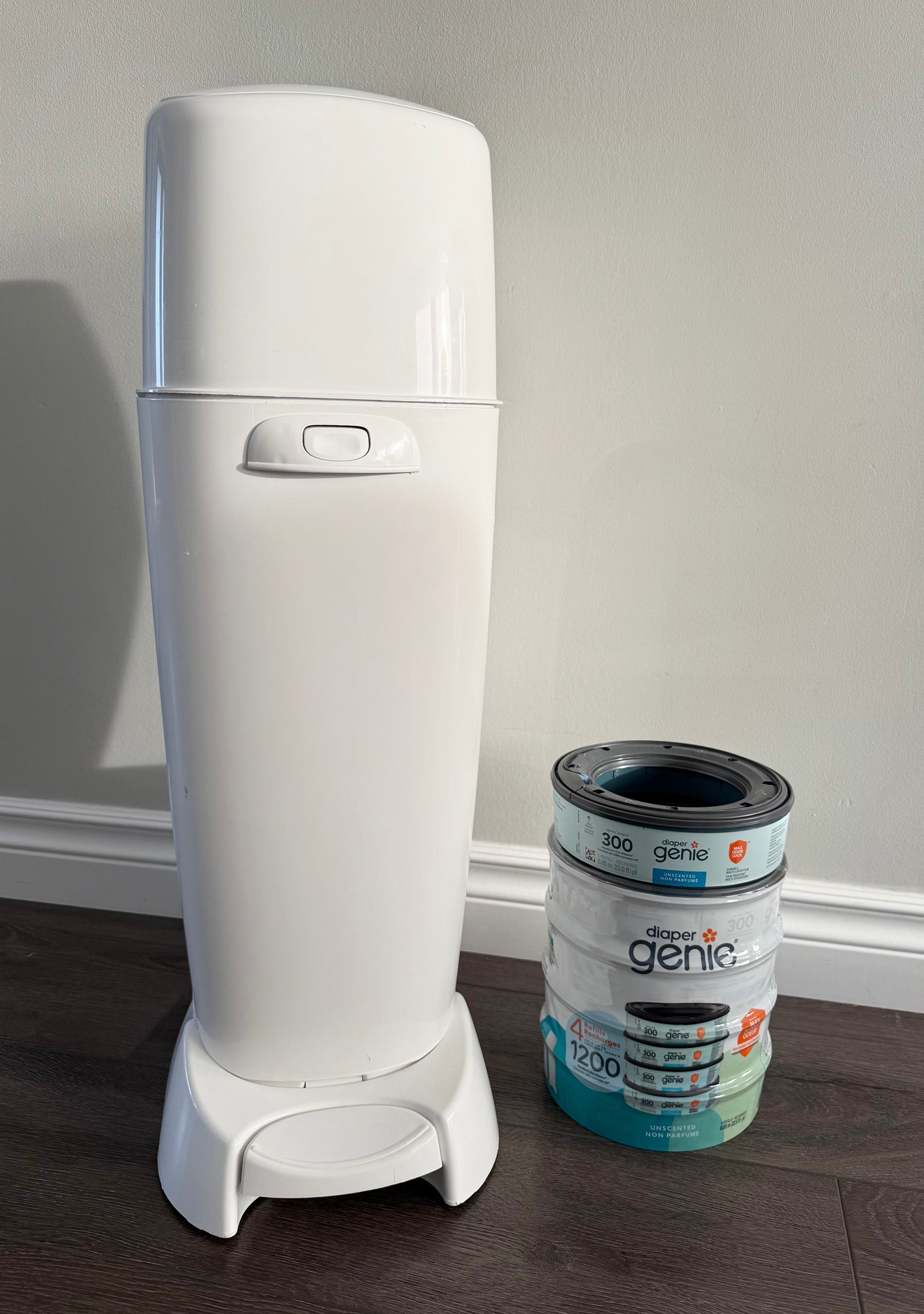 Playtex Diaper Genie Complete Diaper Pail - White