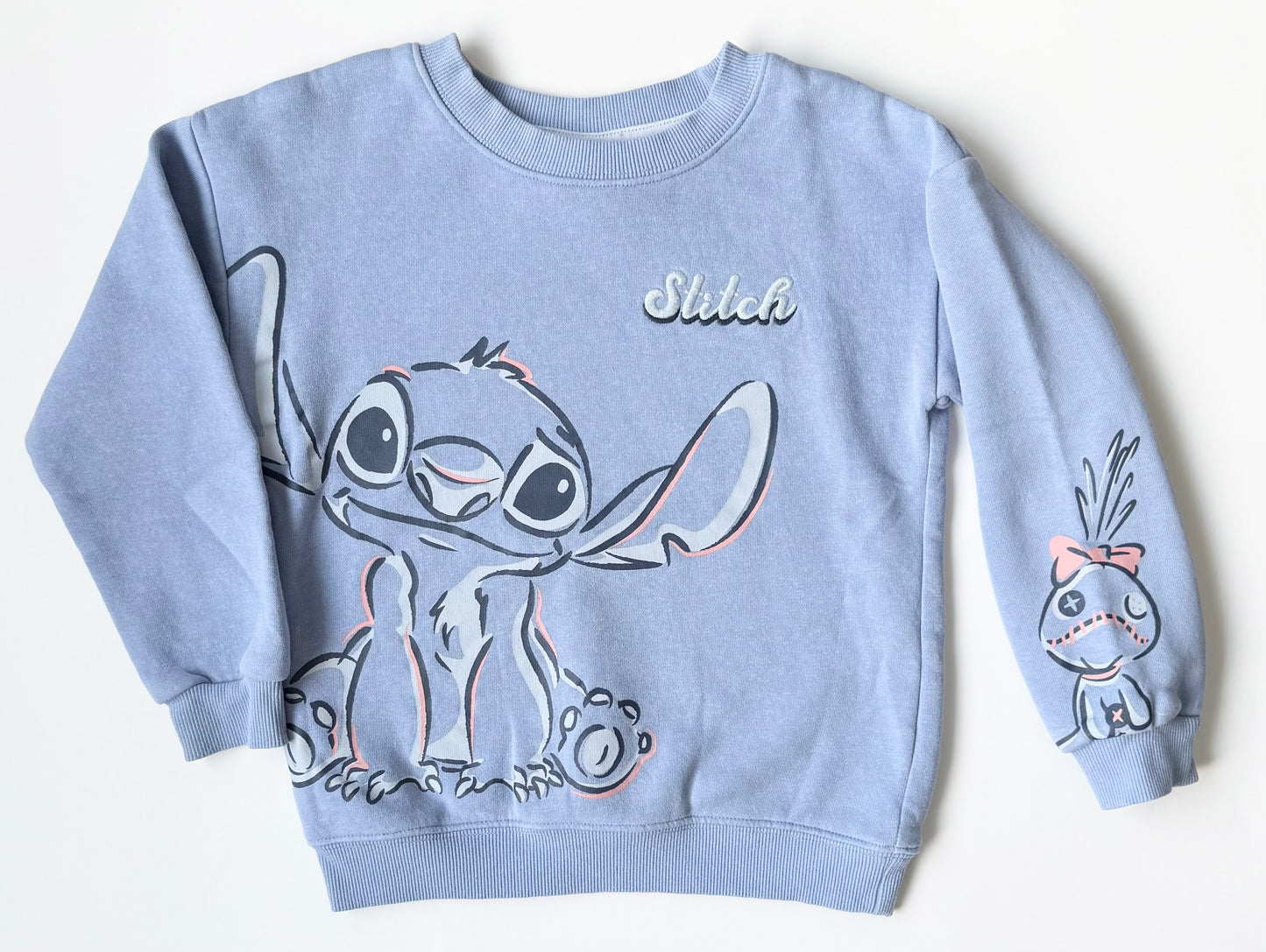 Disney Stitch Blue Stitch & Scrump Sweater (5 Years)