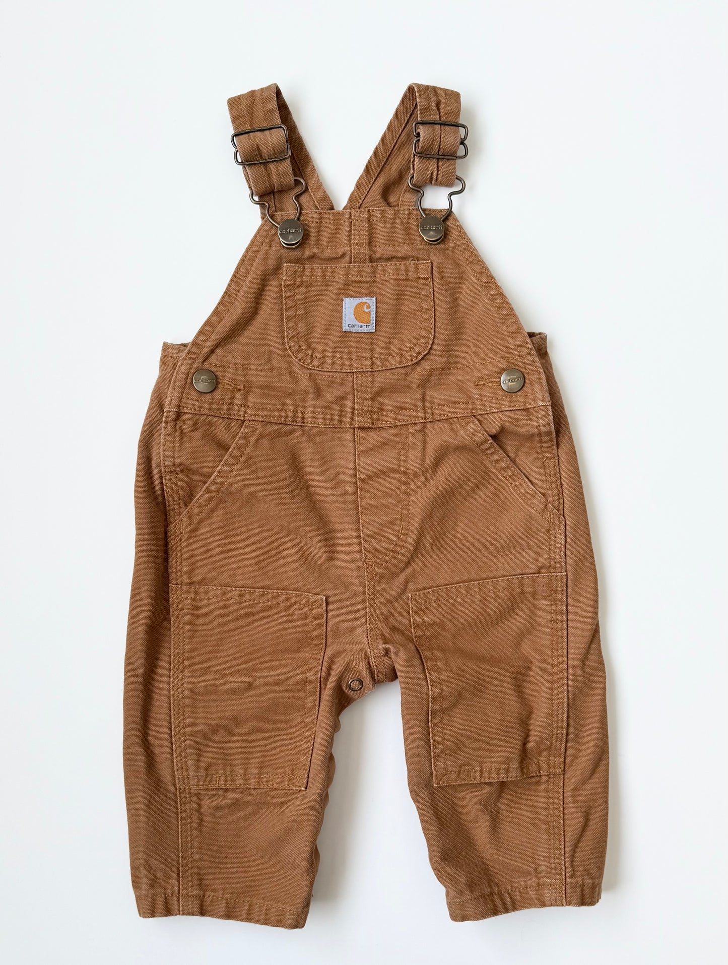 Carhartt Classic Brown Canvas Bib Overalls
(6 Months)
