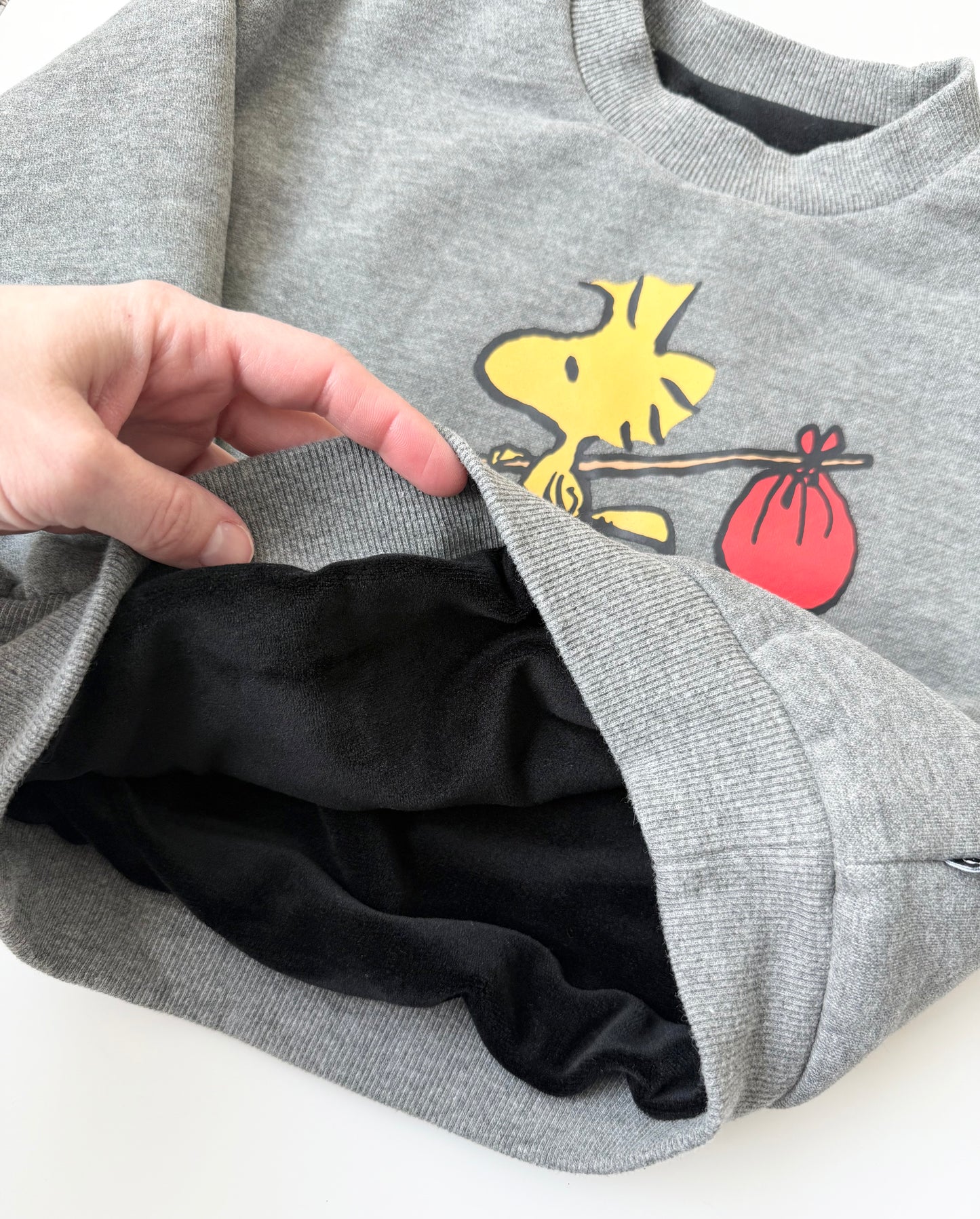 Chenchenma x Peanuts Grey Woodstock Sweater (3-4T)