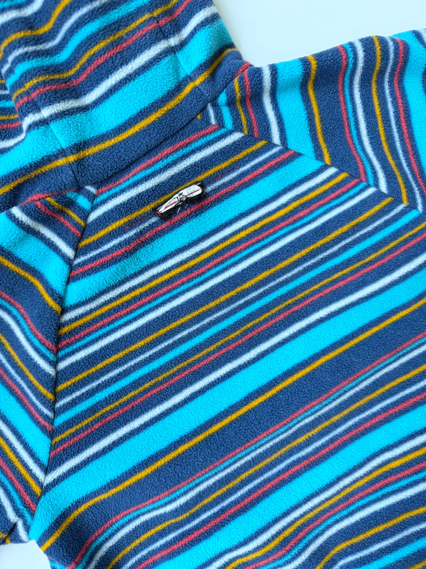 The North Face Blue Stripped Reversible Breezeway Fall Jacket (18-24 Months)