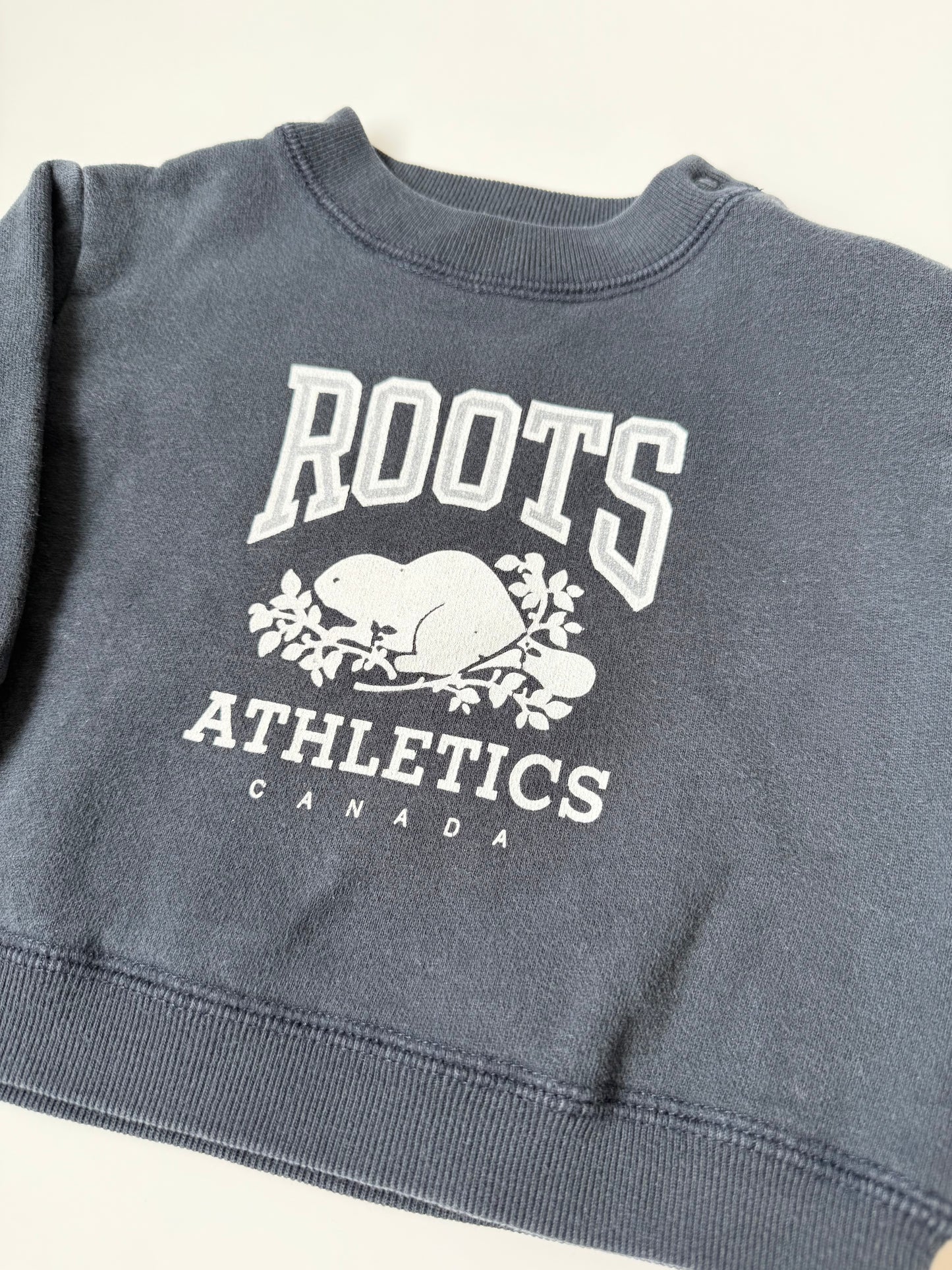 Vintage Roots Dark Navy Crewneck Sweater (6 Months)