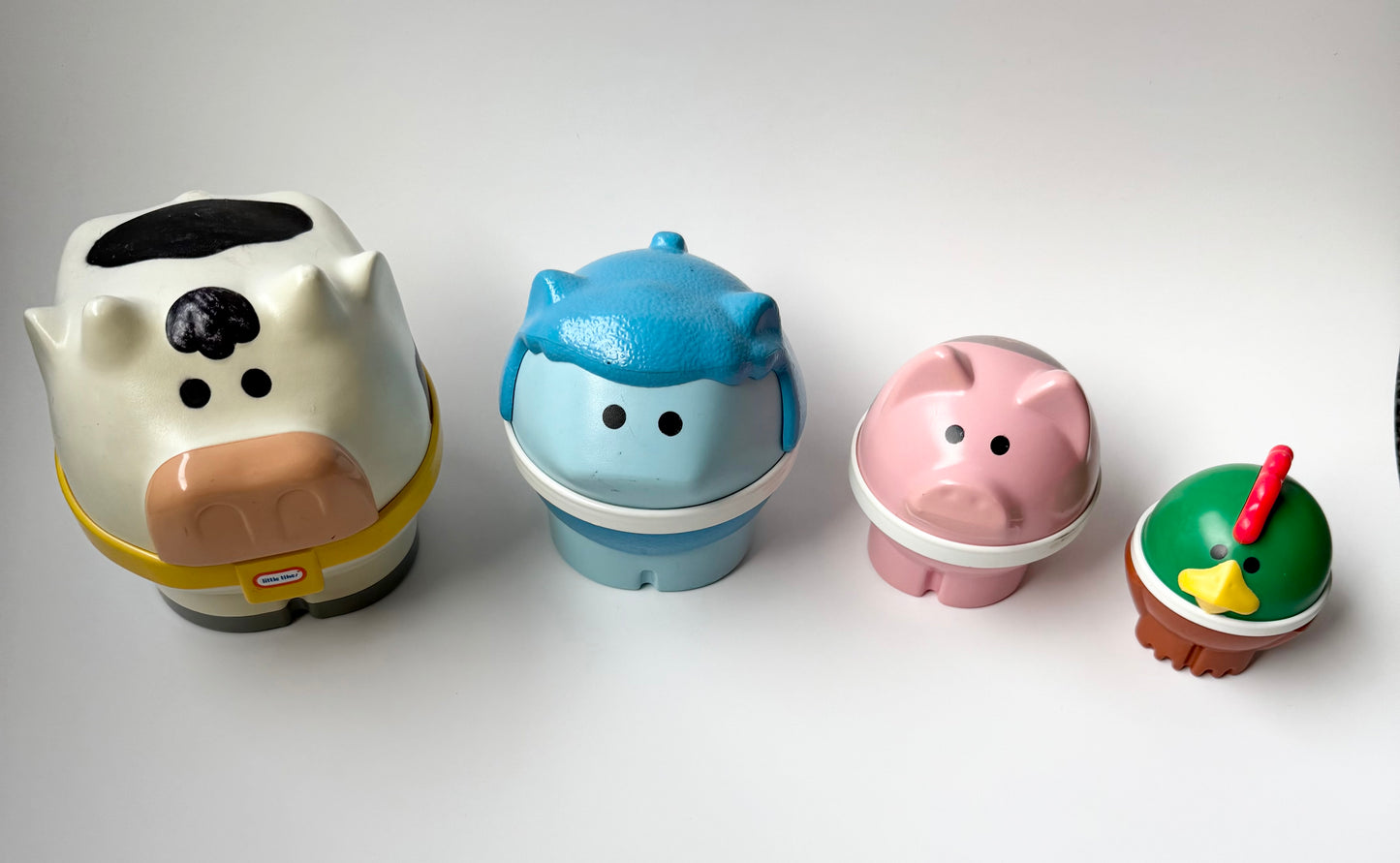 Vintage Little Tikes Nesting Farm Animals