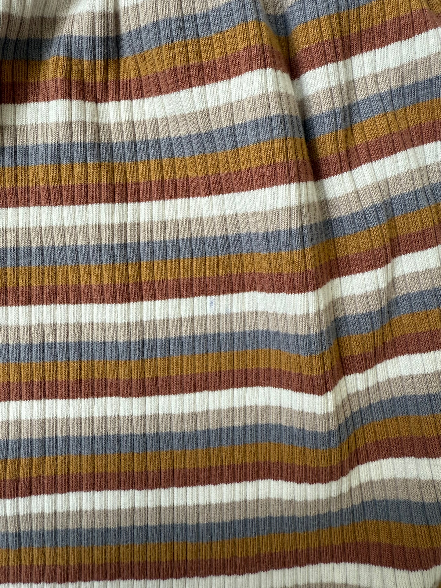 Quincy Mae Brown Stripped Ribbed Tank Dress (2-3 Years)