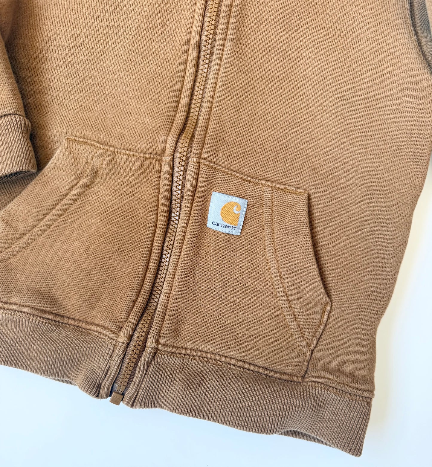 Carhartt Brown Zip Up Hoodie (18 Months)