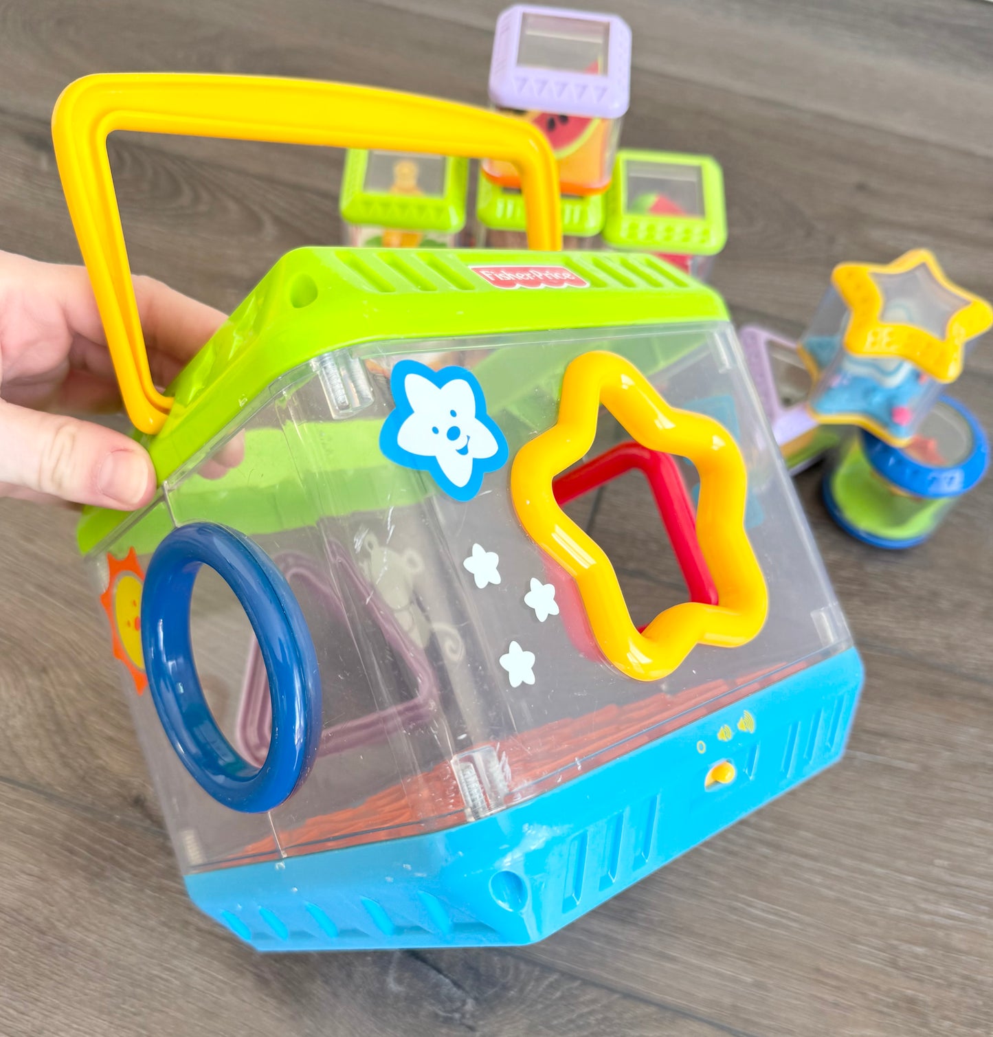 Fisher-Price Peek-A-Blocks Shape Sorter Activity Cube