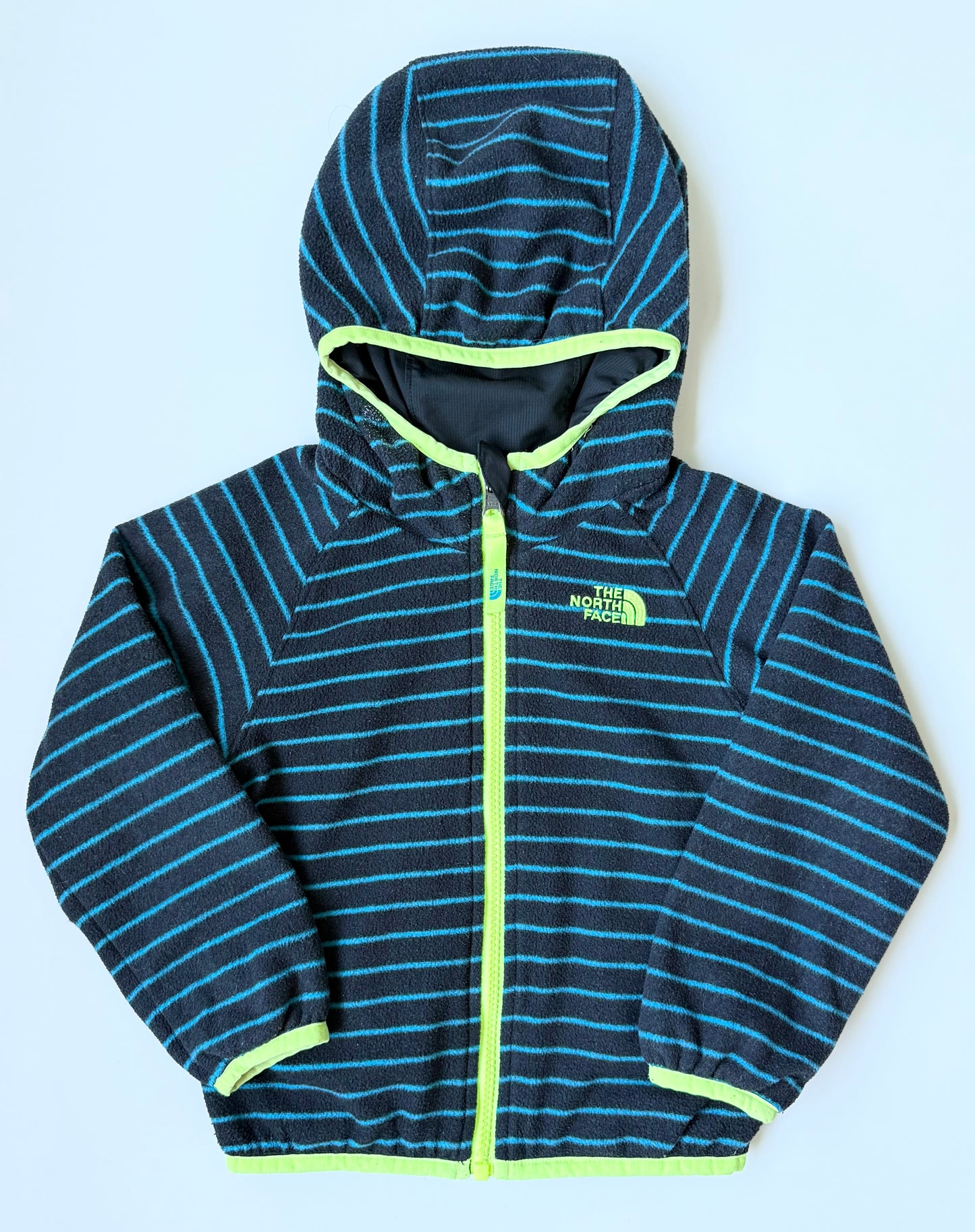 The North Face Black & Blue Reversible Grizzly Peak Wind Jacket (3T)