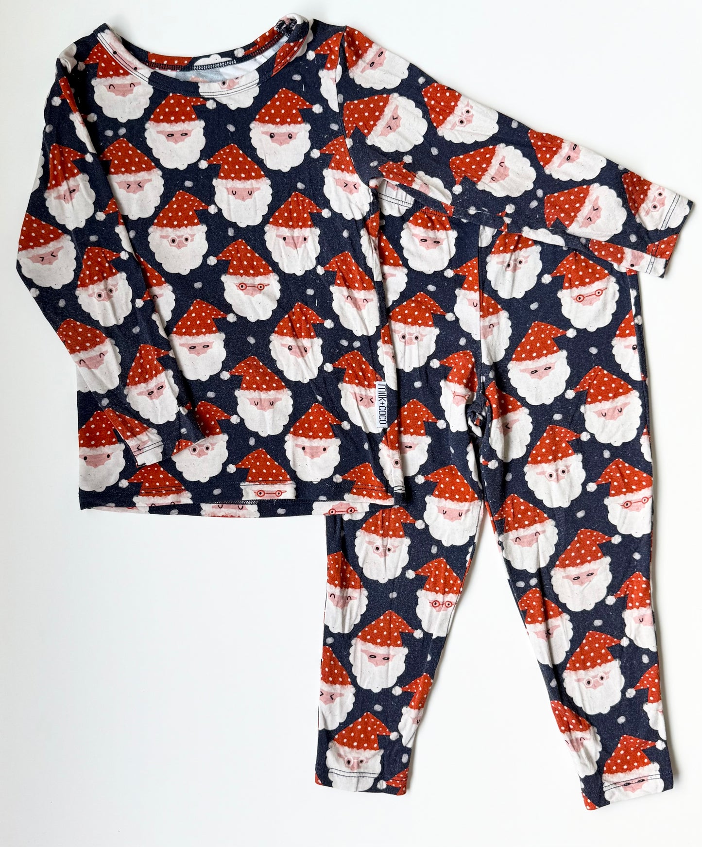 Milk + Coco Santa Two Piece PJ Set (2T)