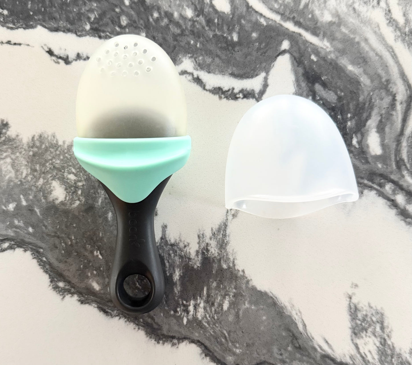 Boon Pulp Silicone Feeder - Grey & Mint