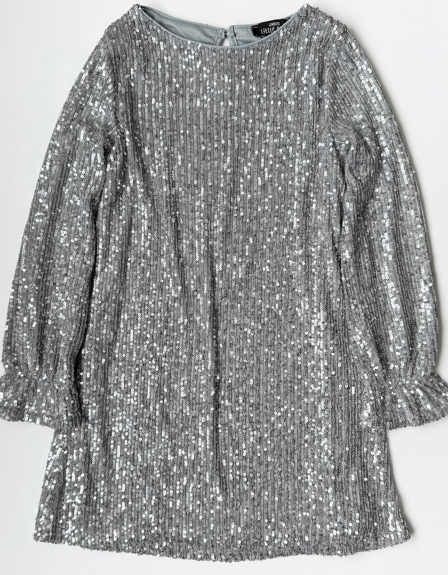 UKids Little Star Silver Sequence Dress (7/8 Years)