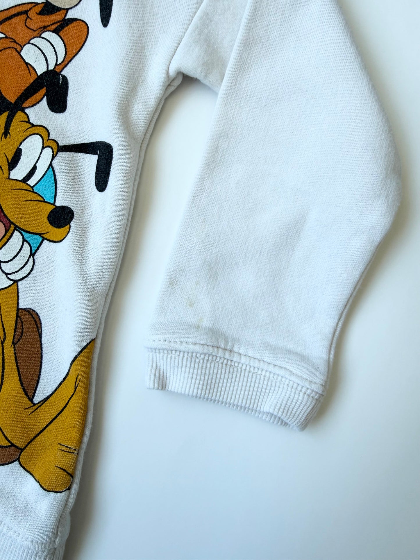 H&M x Disney White Mickey, Pluto & Goofy Sweater (2-3 Years)
