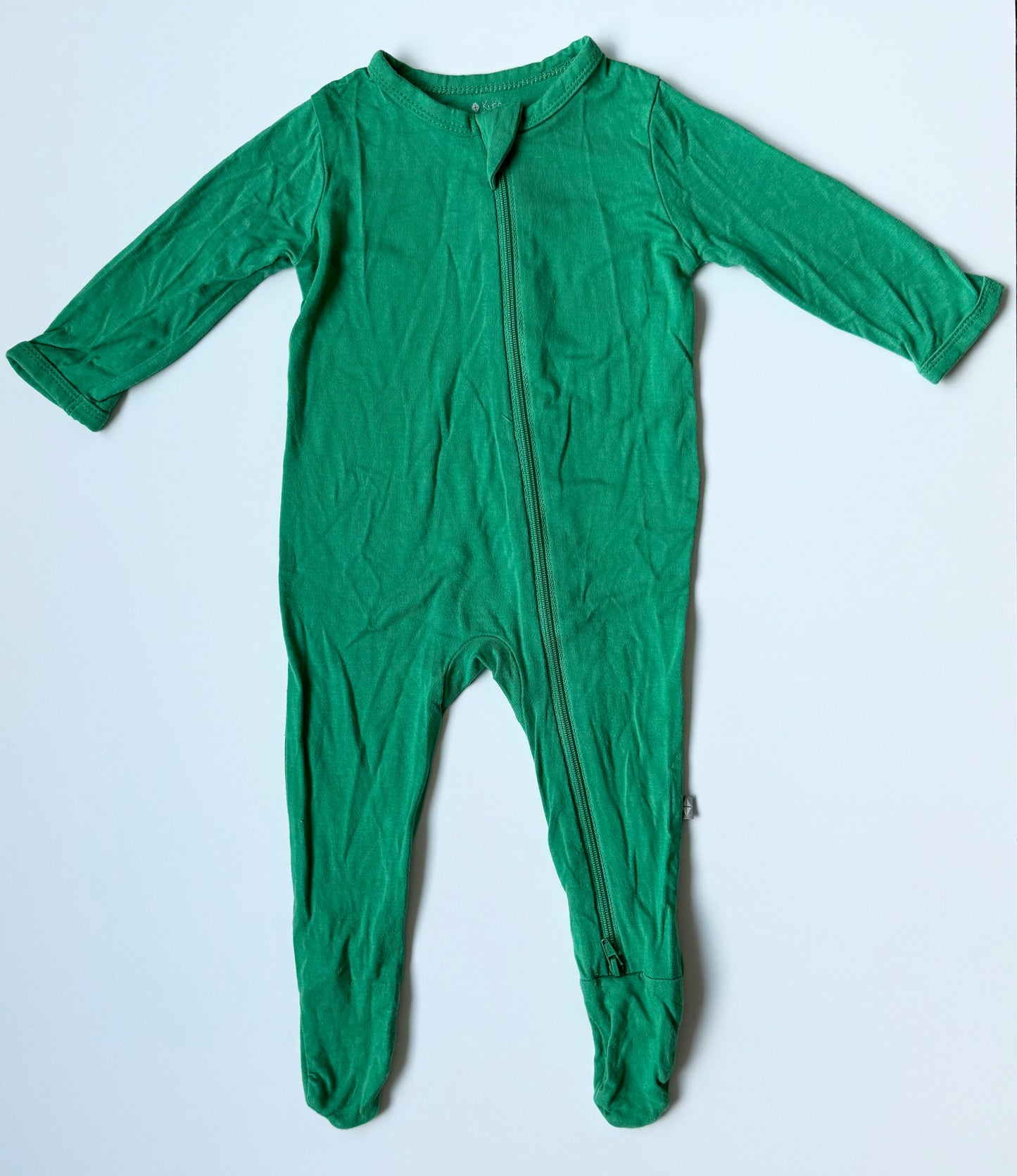 Kyte Fern Zipper Footie Sleeper (3-6 Months)