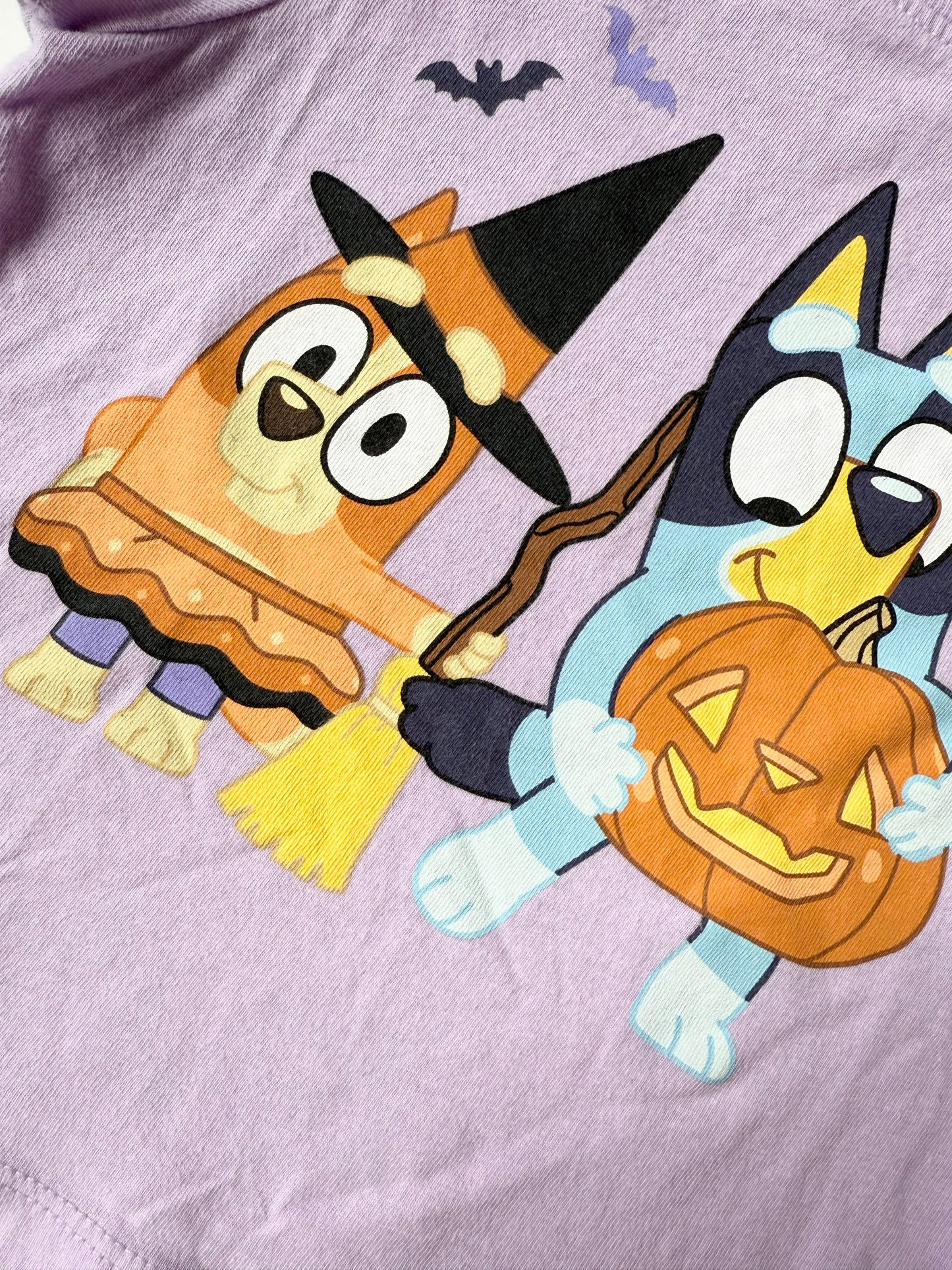Old Navy x Bluey Purple Halloween T-Shirt (12-18 Months)