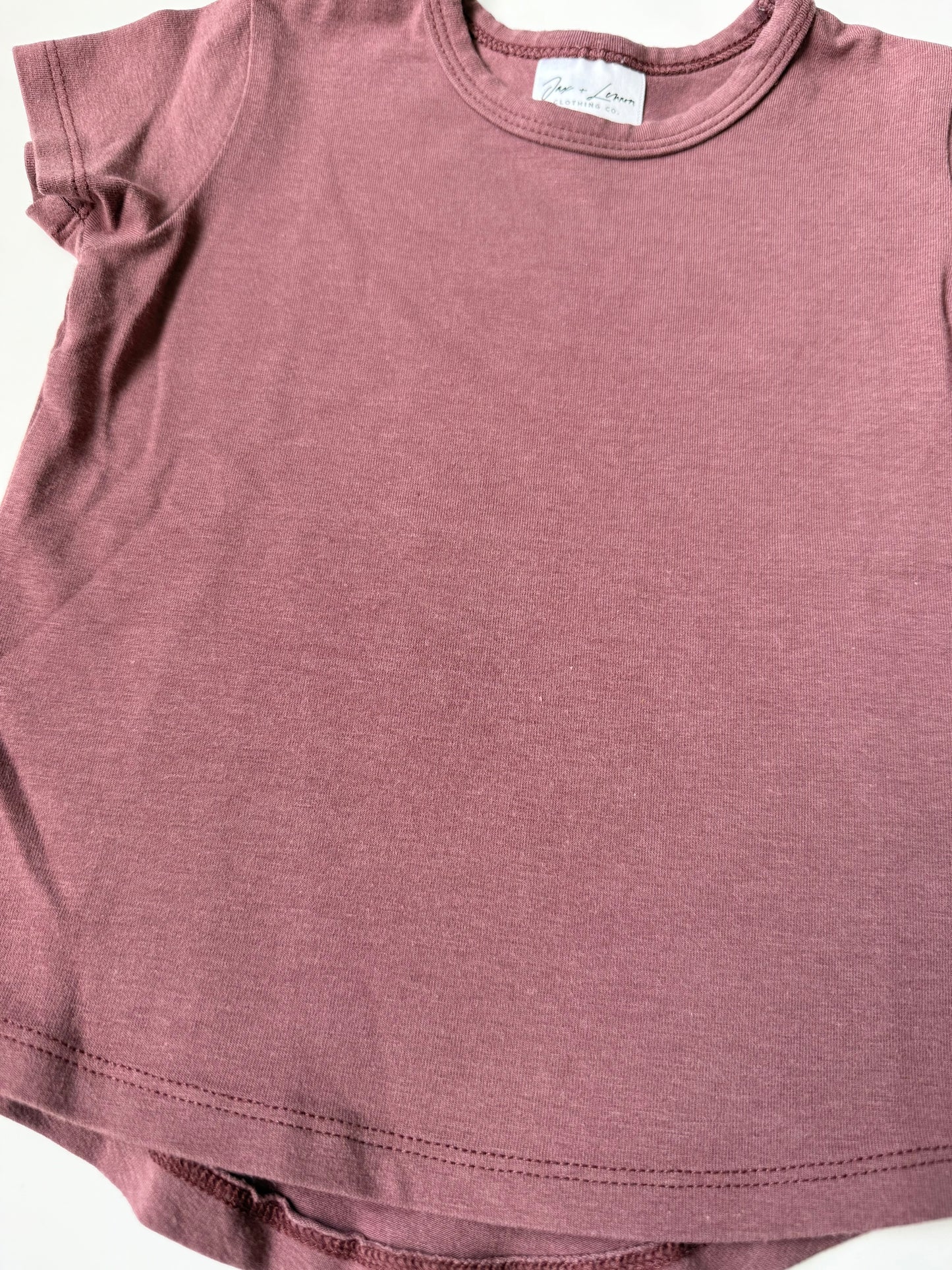 Jax & Lennon Dark Purple Basic T-Shirt (6-12 Months)
