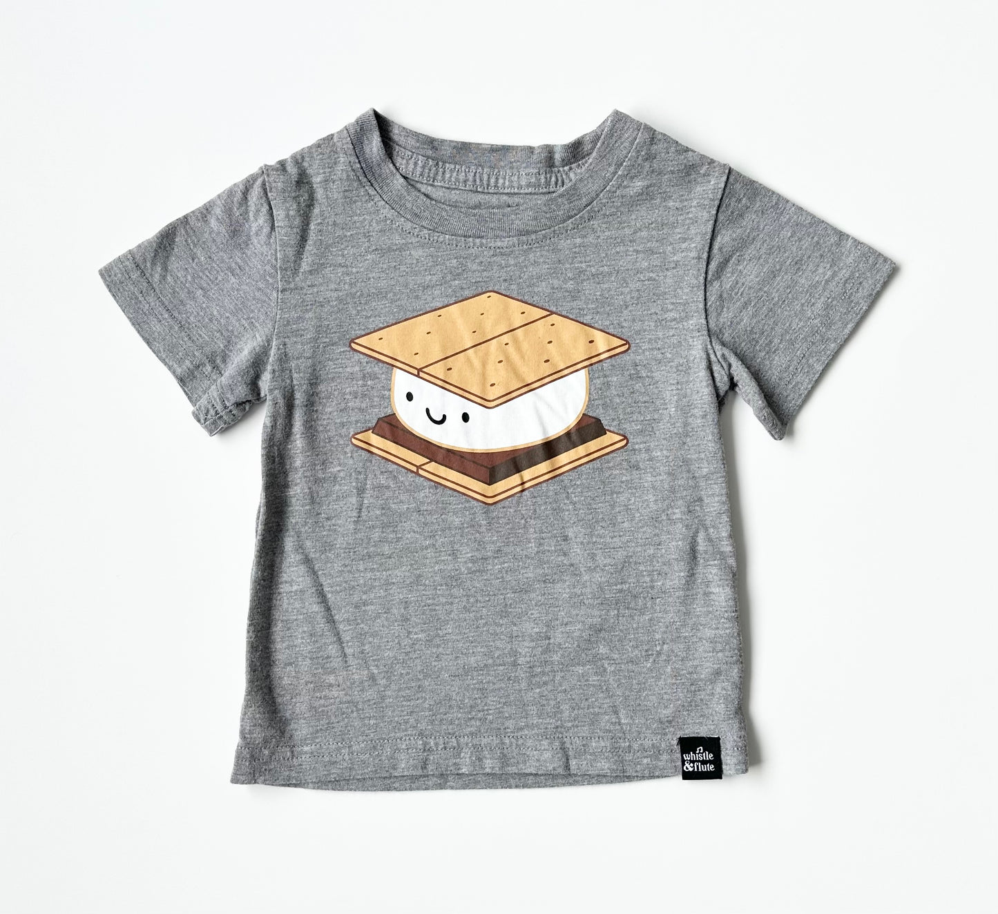 Whistle & Flute S’mores Grey T-Shirt (12-18 Months)