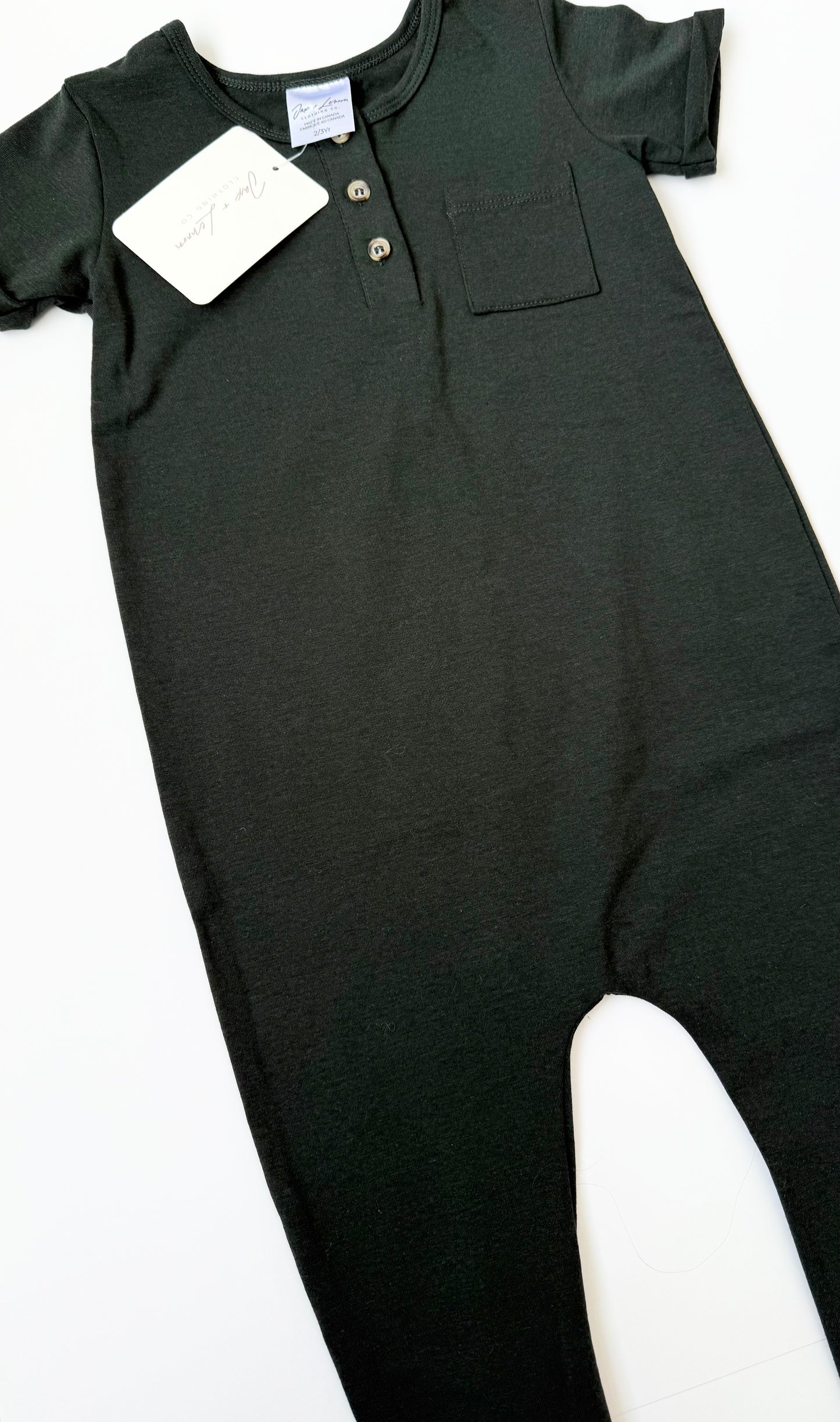 Jax & Lennon Tee Romper in Forest Green - New (2/3 Years)