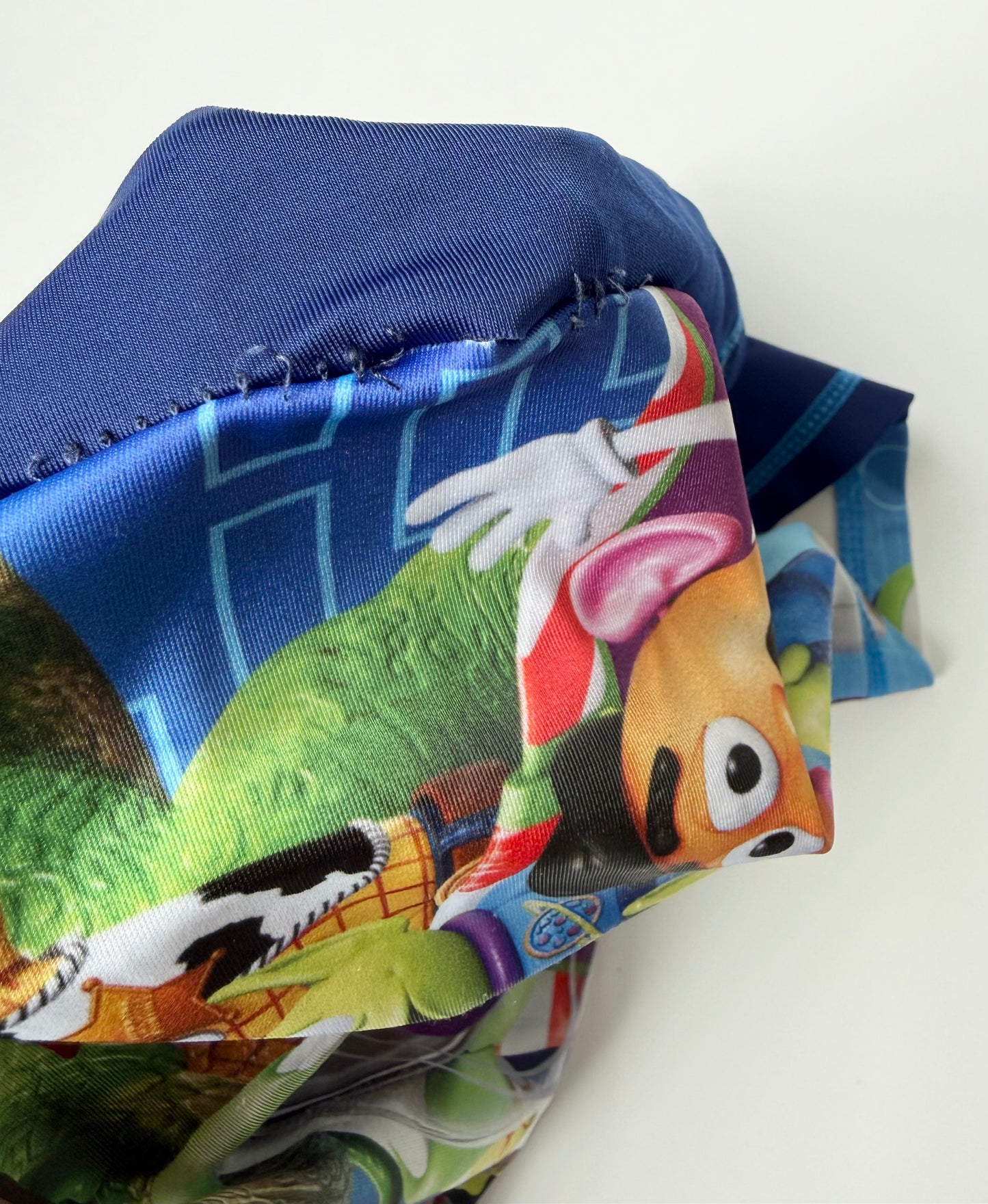 Disney Pixar Toy Story Characters Blue T-Shirt & Shorts Swim Set (3T)
