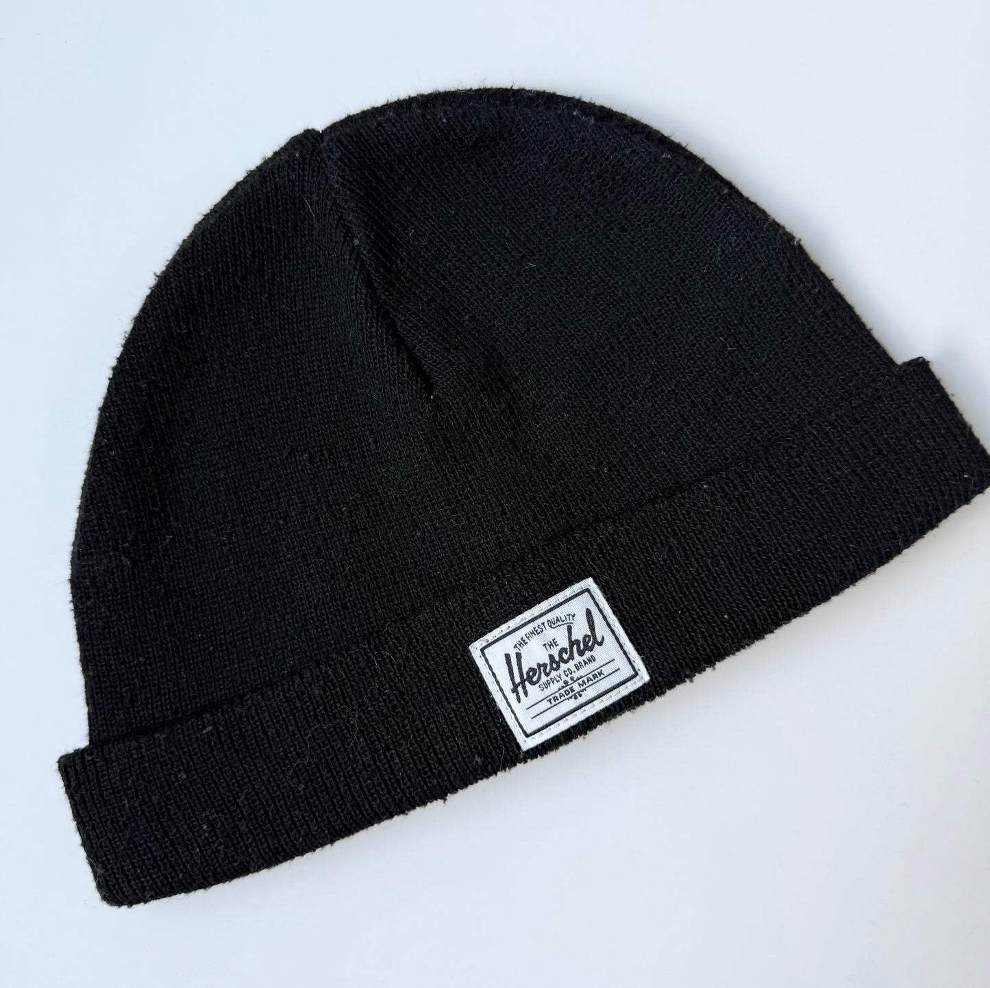 Herschel Black Beanie (6-12 Months)