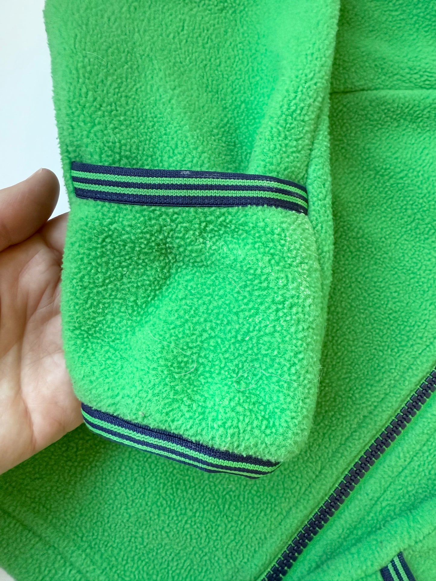 MEC Green Bear Paw Hooded Fleece Zip Up (12 Months)