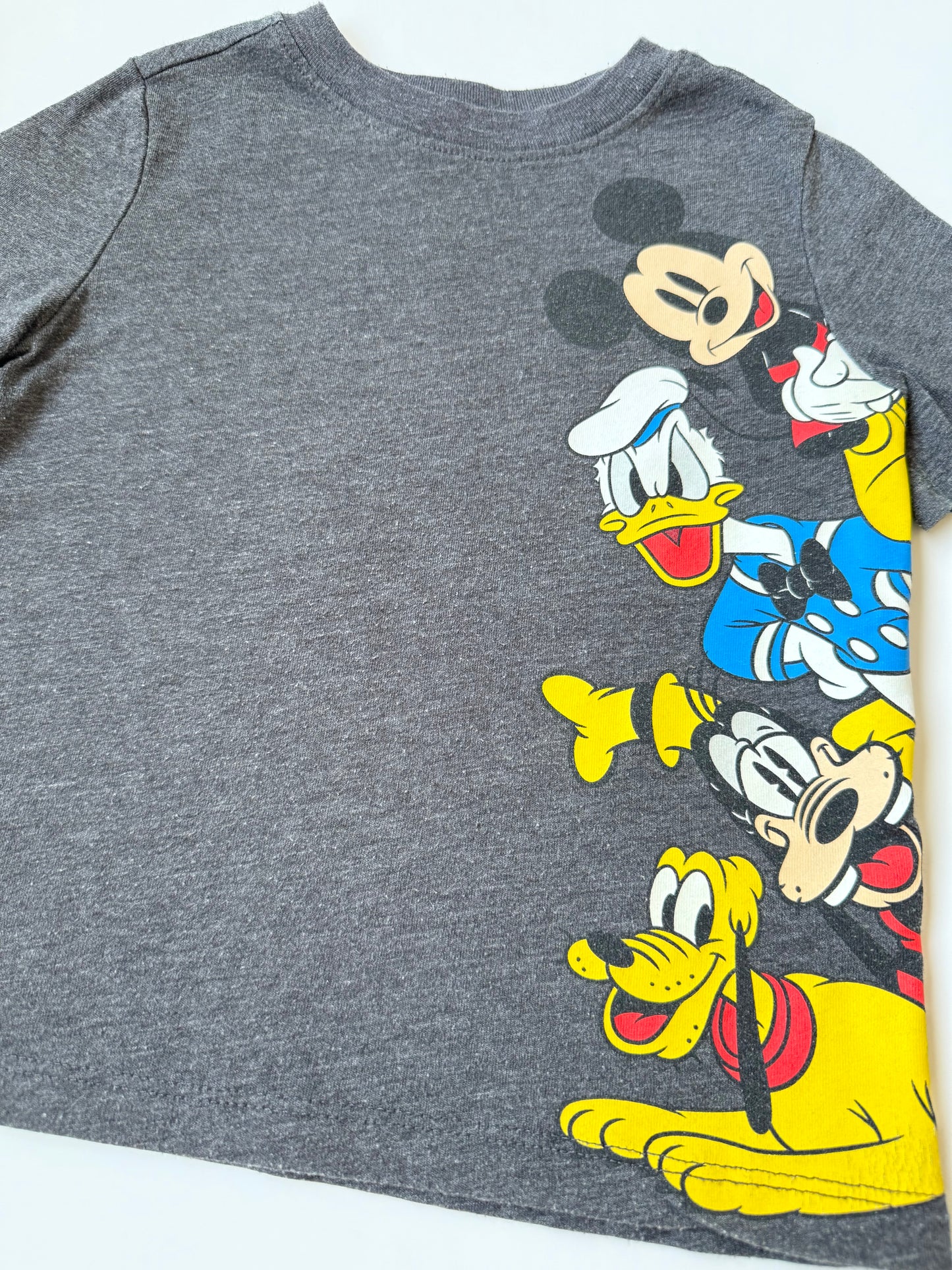 Old Navy Disney Dark Grey Stacking Characters T-Shirt (2T)