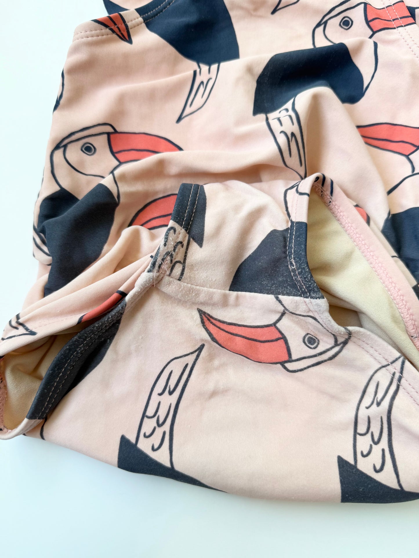 Tea Pink Toucans One Piece Swimsuit (3T)