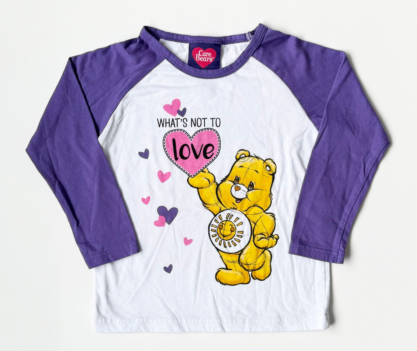 Care Bears Purple “What’s Not To Love” Long Sleeve (5T)