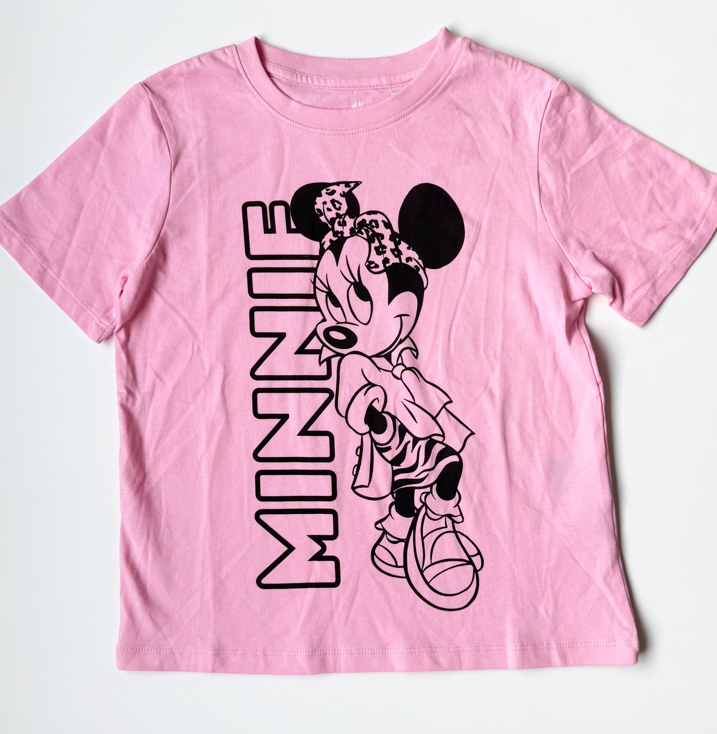 H&M x Disney Minnie Pink T-Shirt - New (6-8 Years)