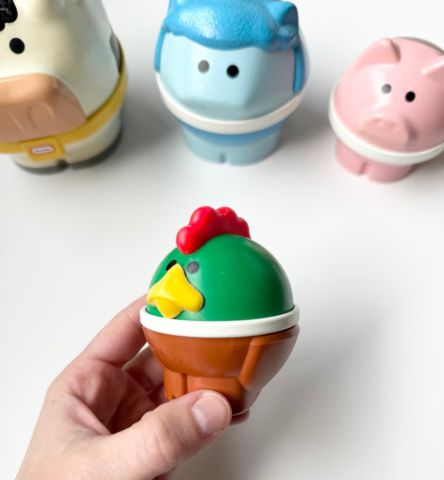 Vintage Little Tikes Nesting Farm Animals