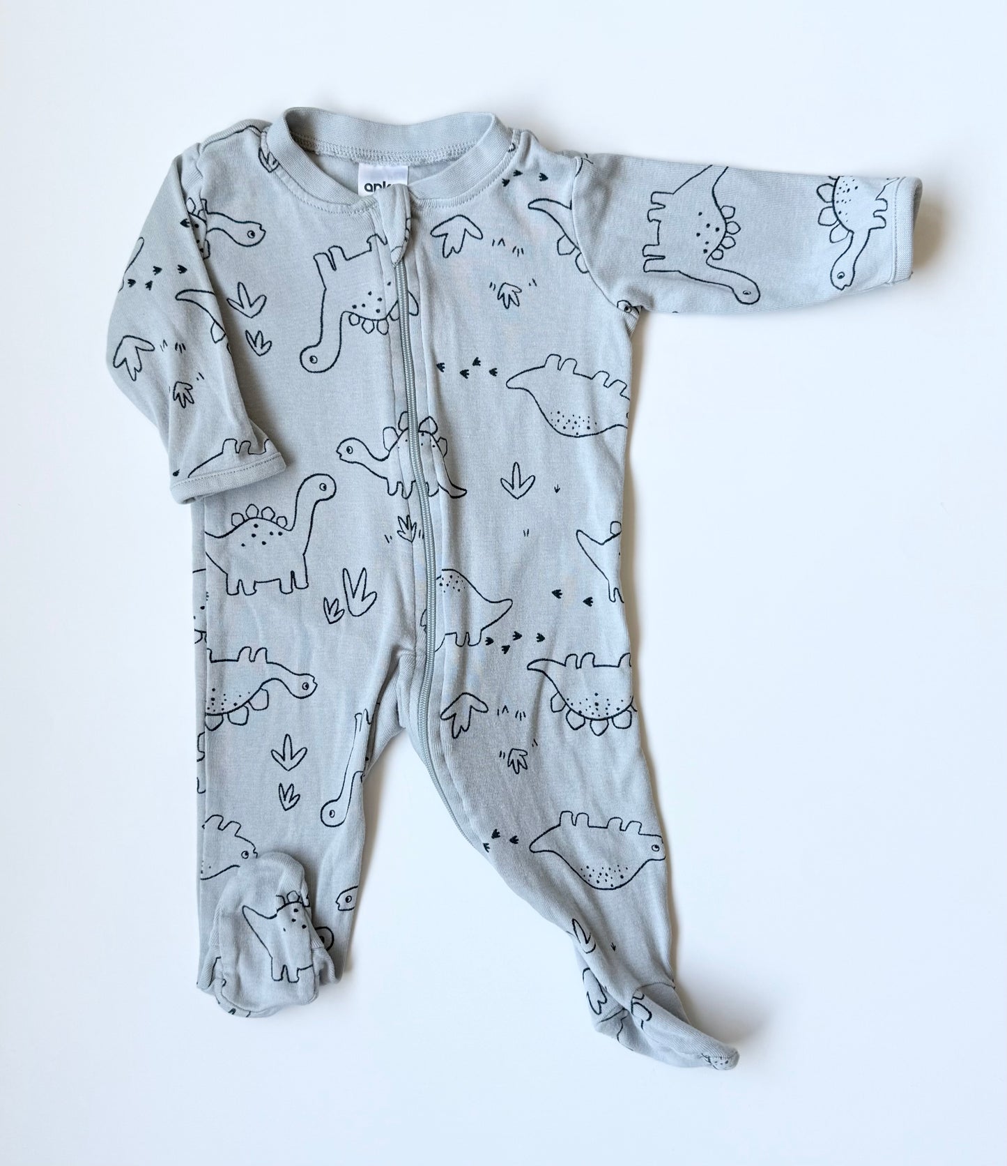 Anko Blue Dinosaurs Sleeper (0-3 Months)