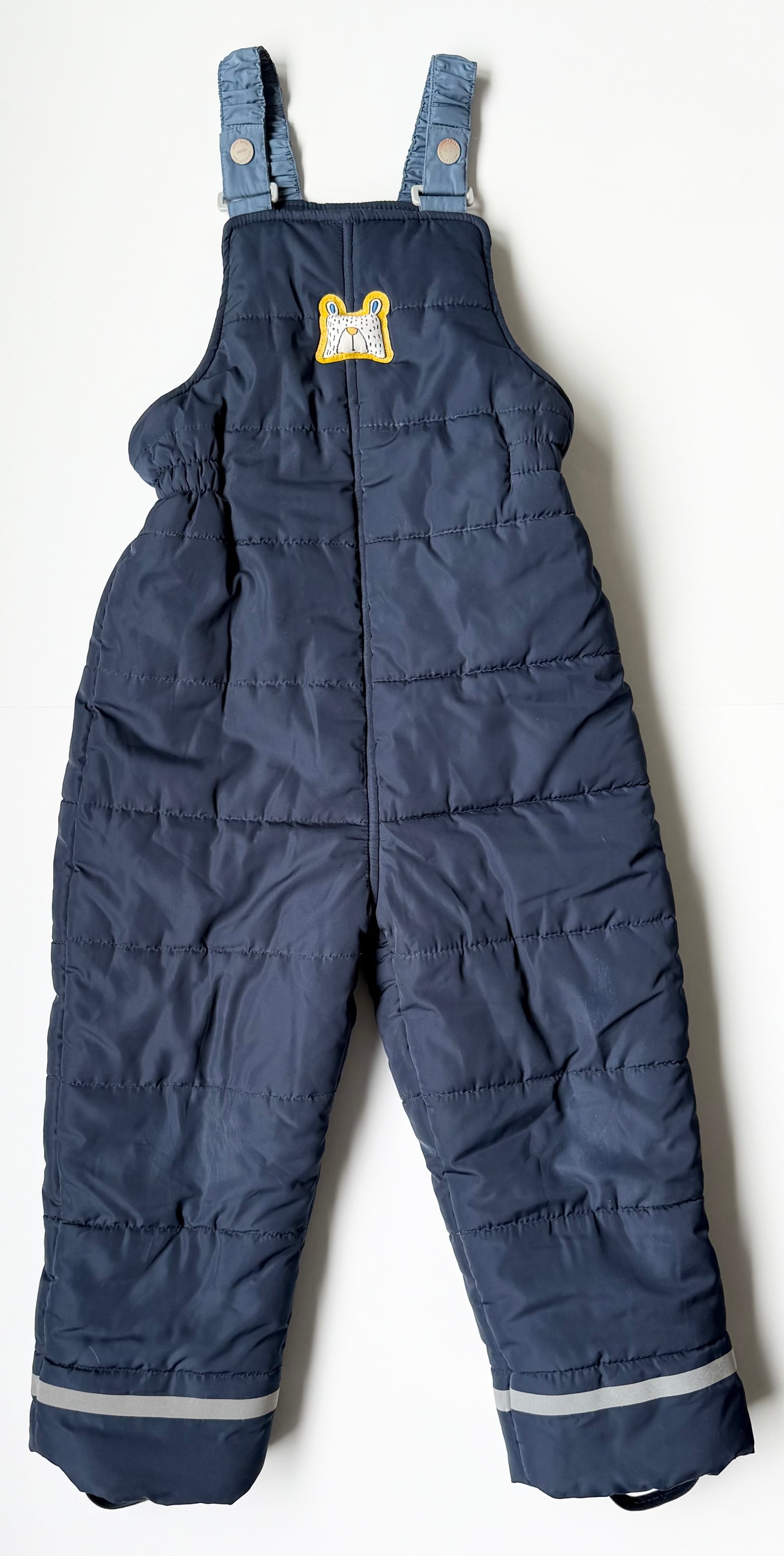 Zara Blue Puffer Bunny Snow Pants (4-5 Years)