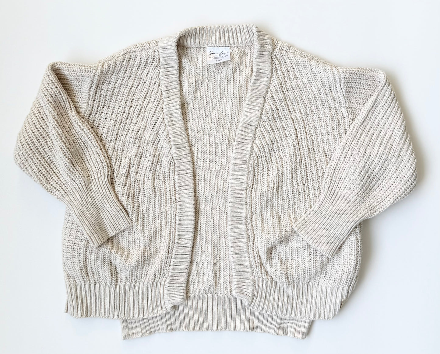Jax & Lennon Off White Knit Cardigan (3-4 Years)