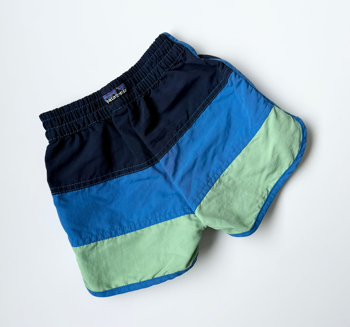Patagonia Blue & Green Board Shorts (3T)