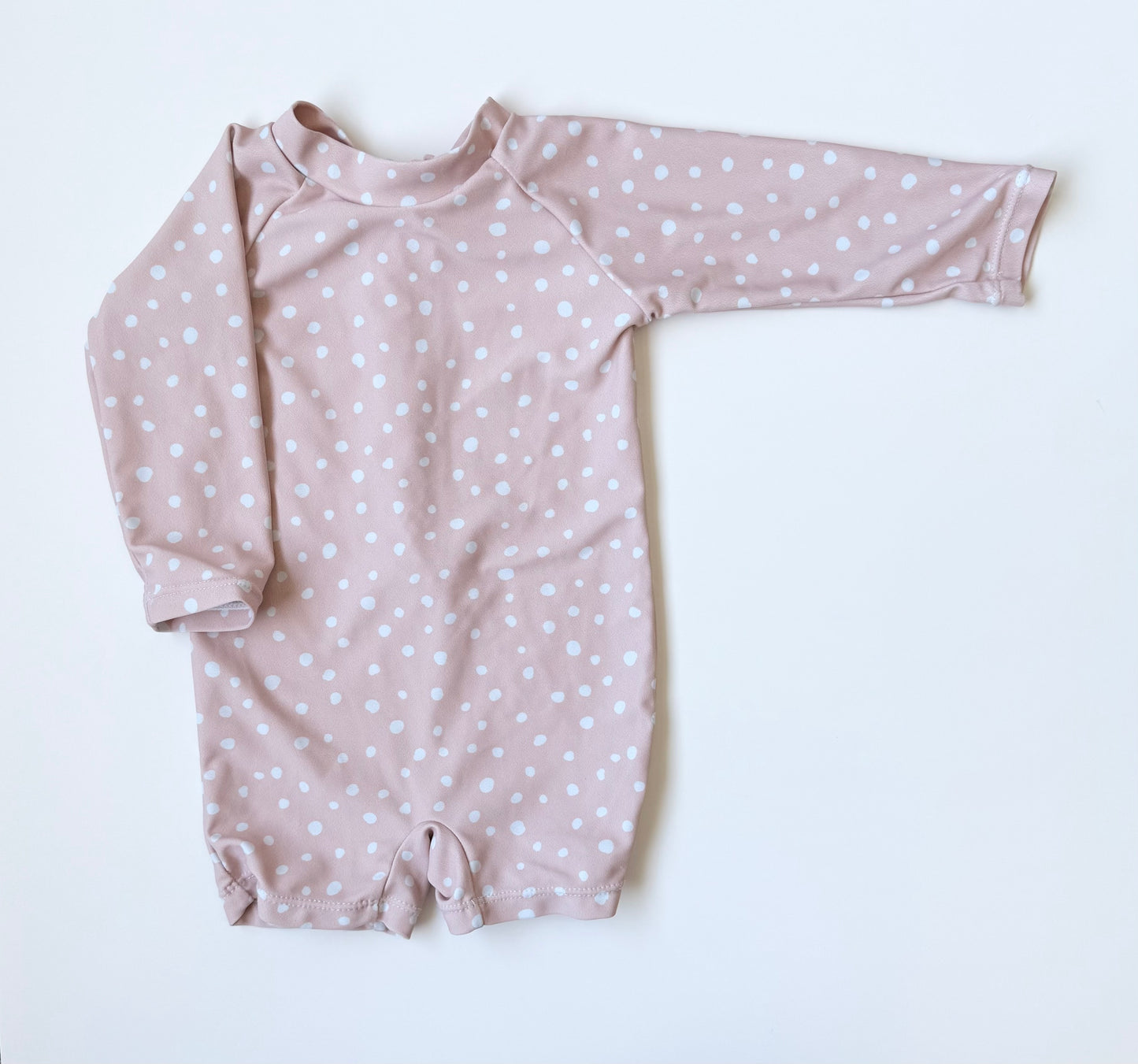 Current Tyed “ The Charlotte” Pink Polkadot Sunsuit (3 Months)