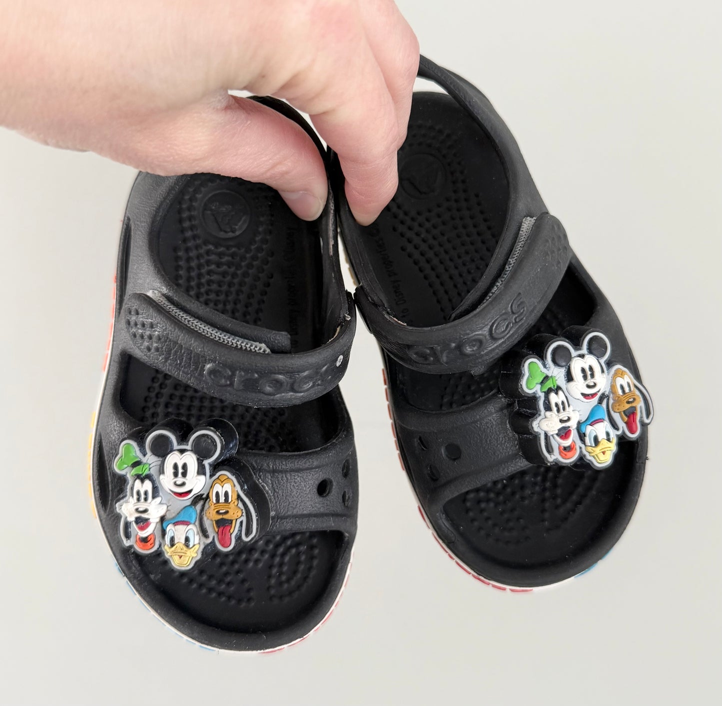 Crocs x Disney Friends Black Crocband ll Sandals (6)