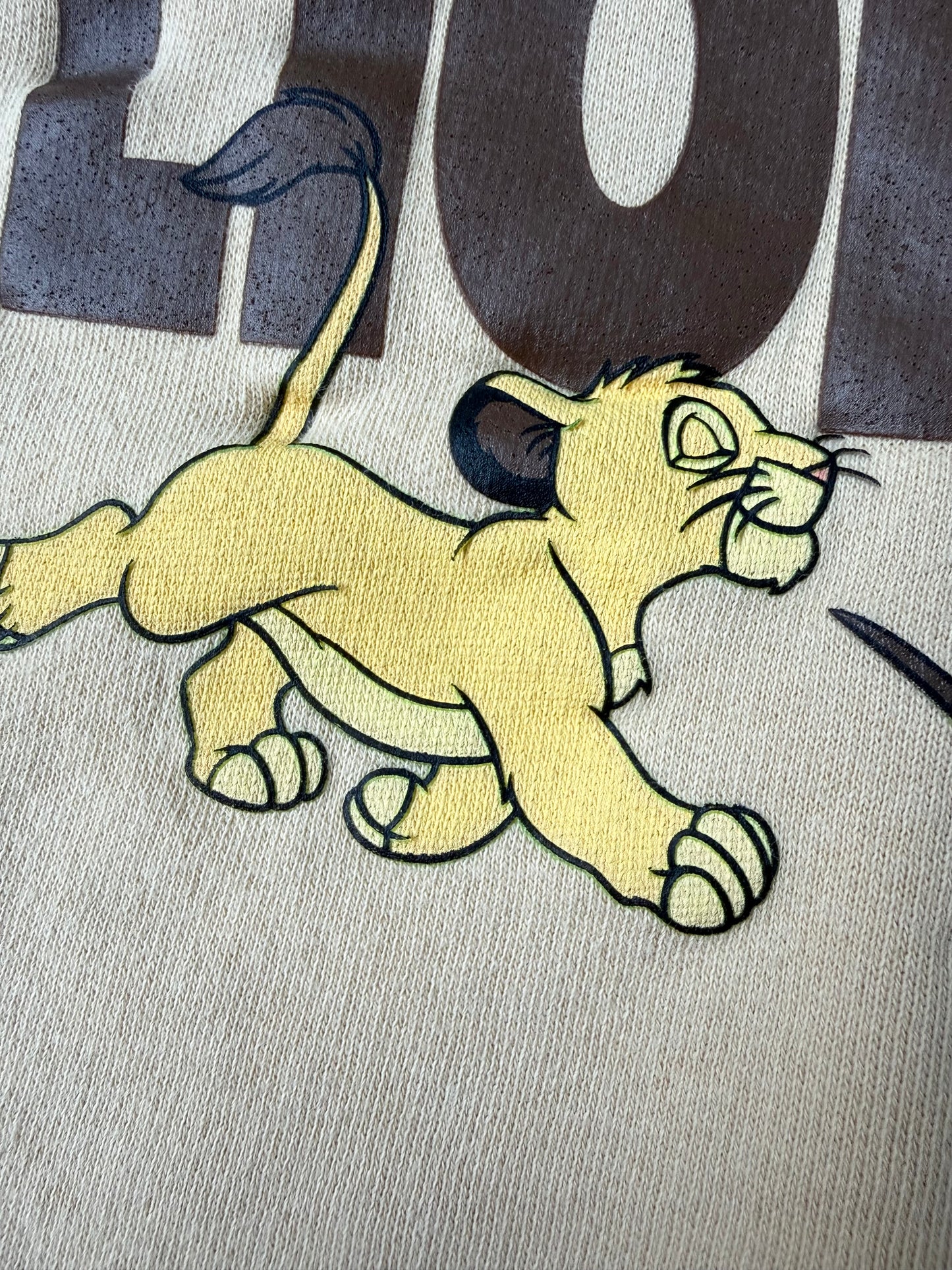Zara x Disney The Lion King Yellow Simba & Crew Sweater (5-6 Years)