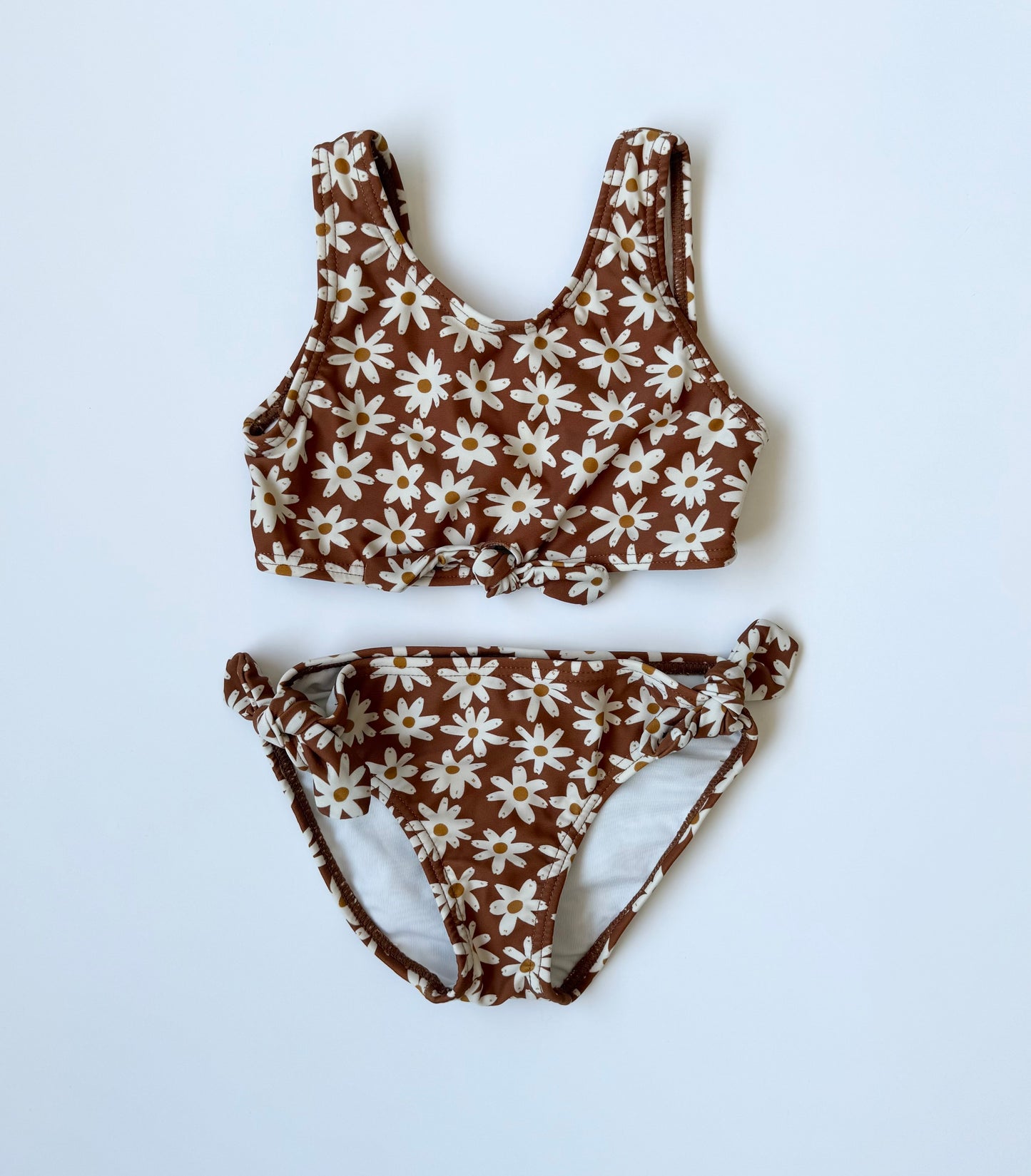 Rylee & Cru Knotted Bikini in Daisy (2-3 Years)