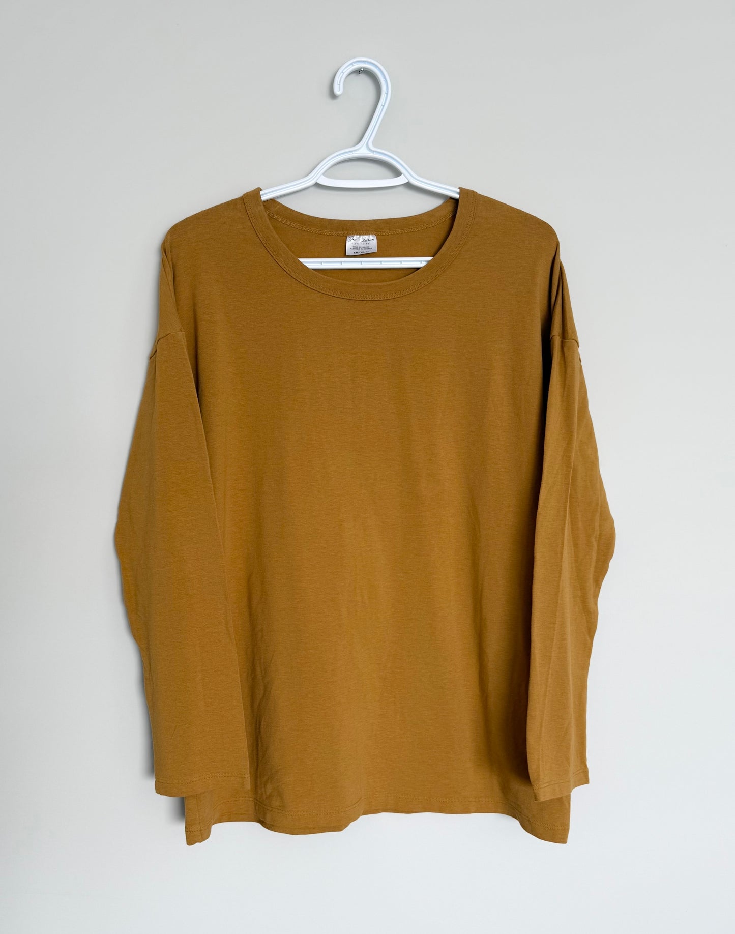 Women’s Jax & Lennon Oversized Long Sleeve in Mustard (Medium)