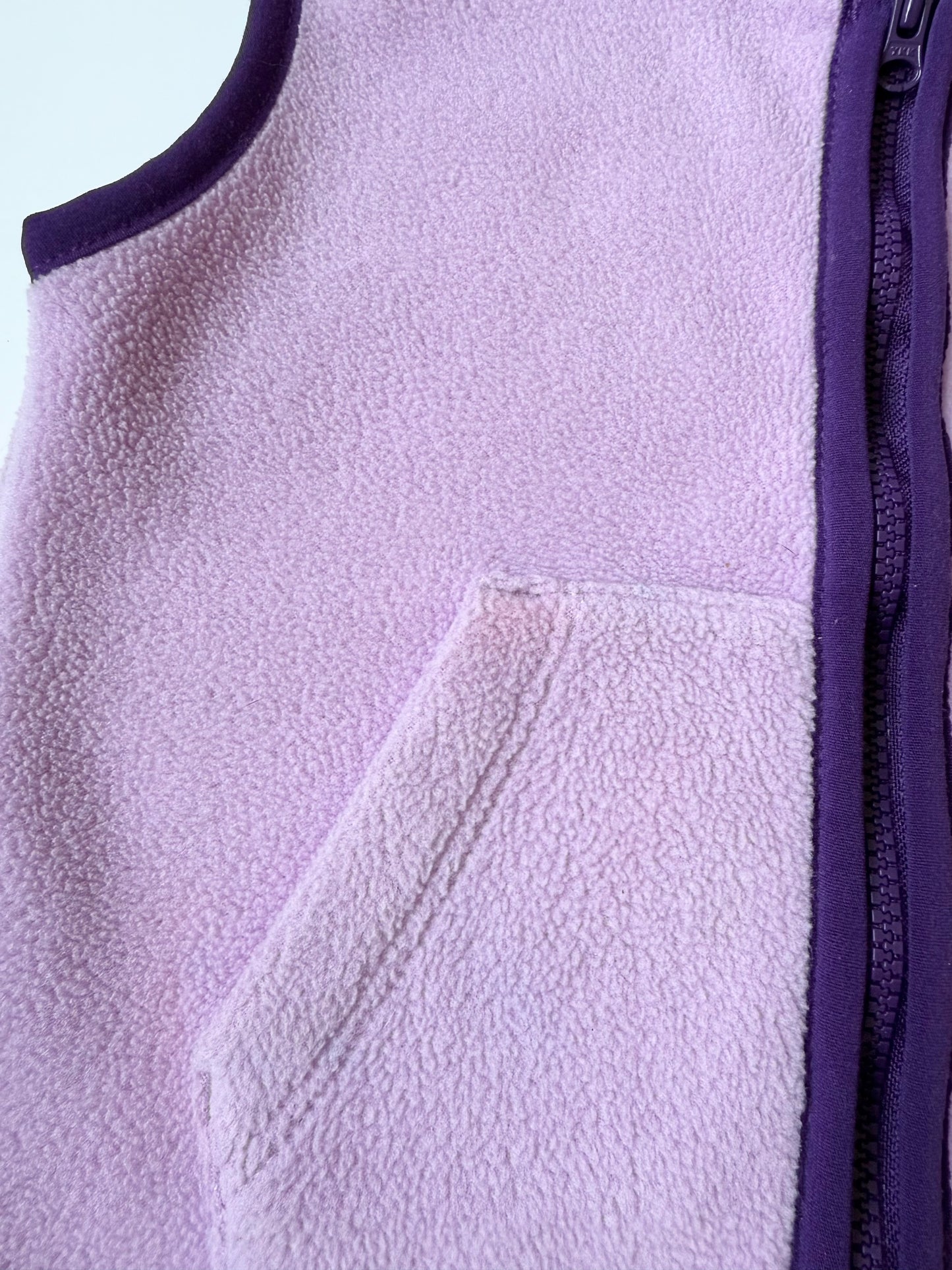 Carhartt Purple Fleece Hooded Vest (18 Months)