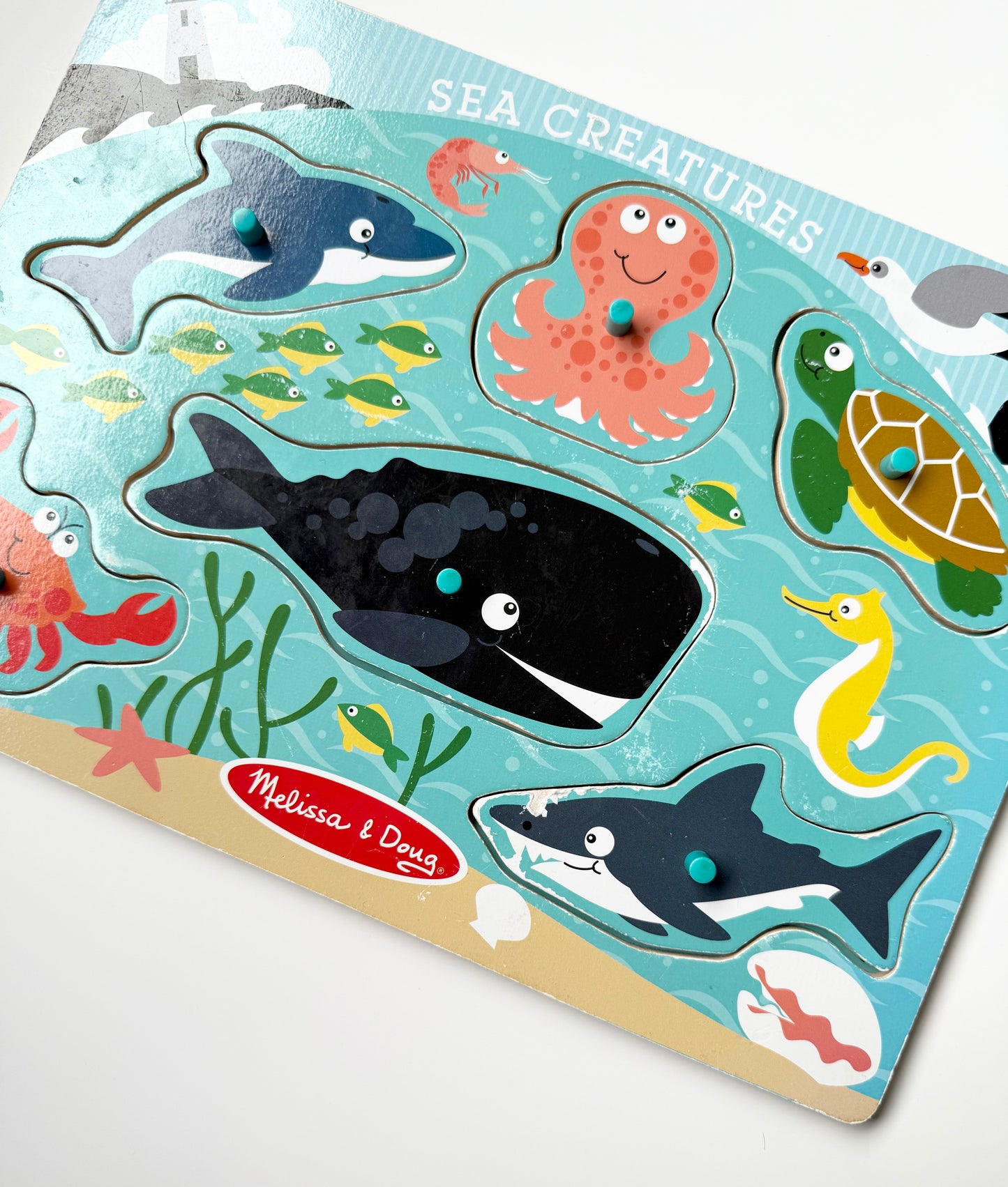 Melissa & Doug Sea Creatures Wooden Puzzle