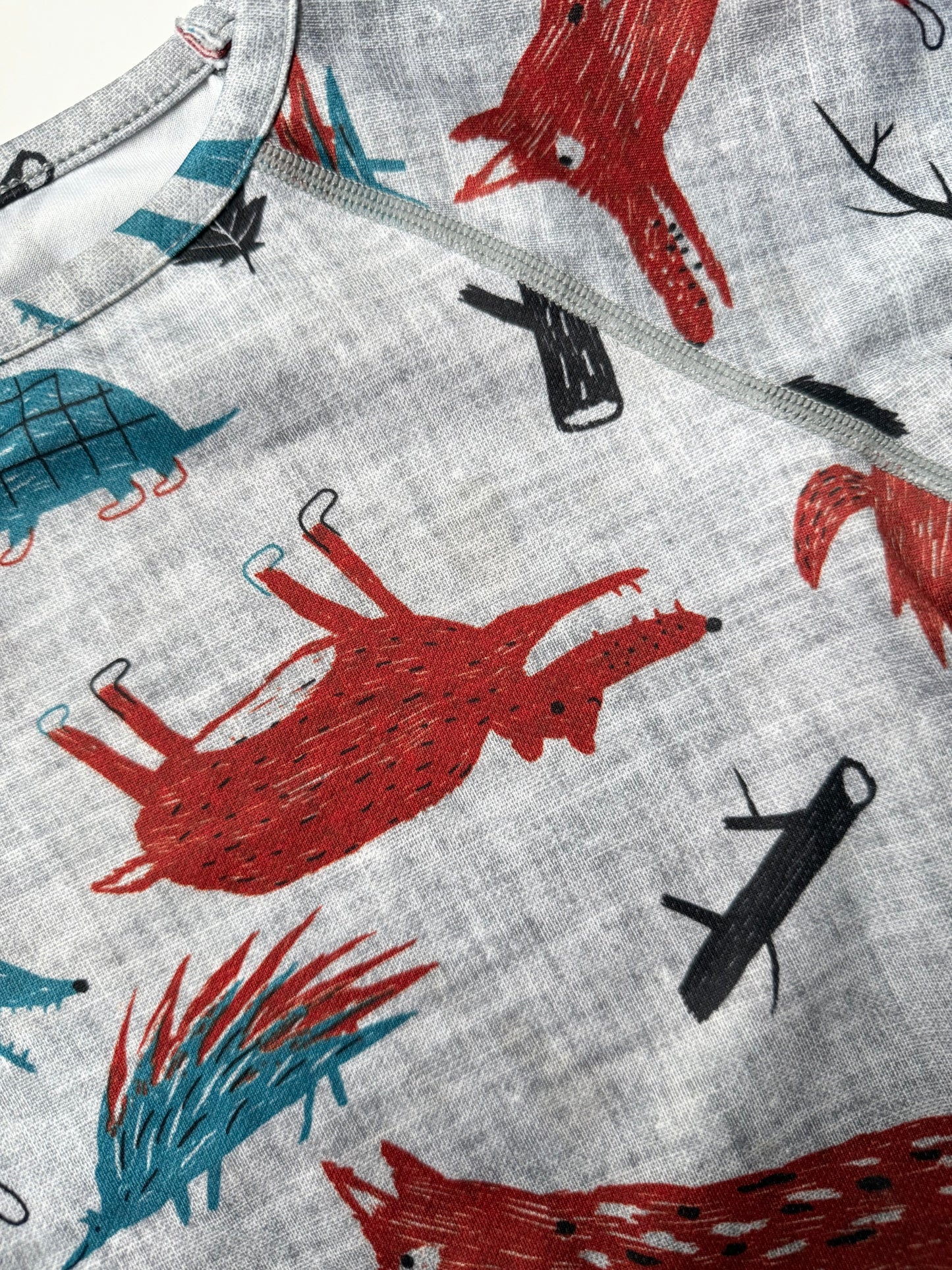 Burton Grey “Big Bad Wolf” Two Piece Base Layer Set (3T)