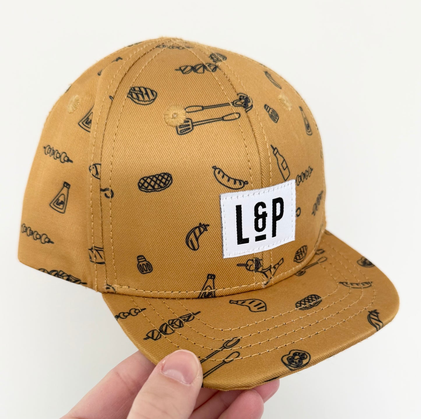 LP Apparel Mustard BBQ SnapBack Hat (6-24 Months)