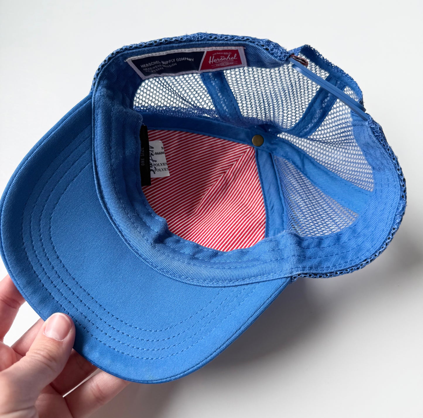 Herschel Whaler Mesh Blue Ball Cap (2-4 Years)