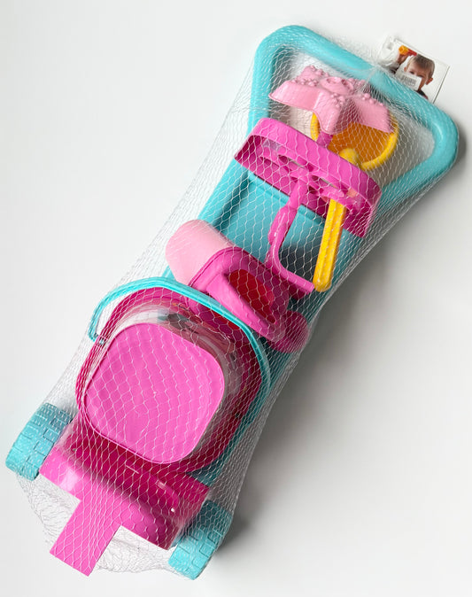 Wader Sand Cart & Toys - New