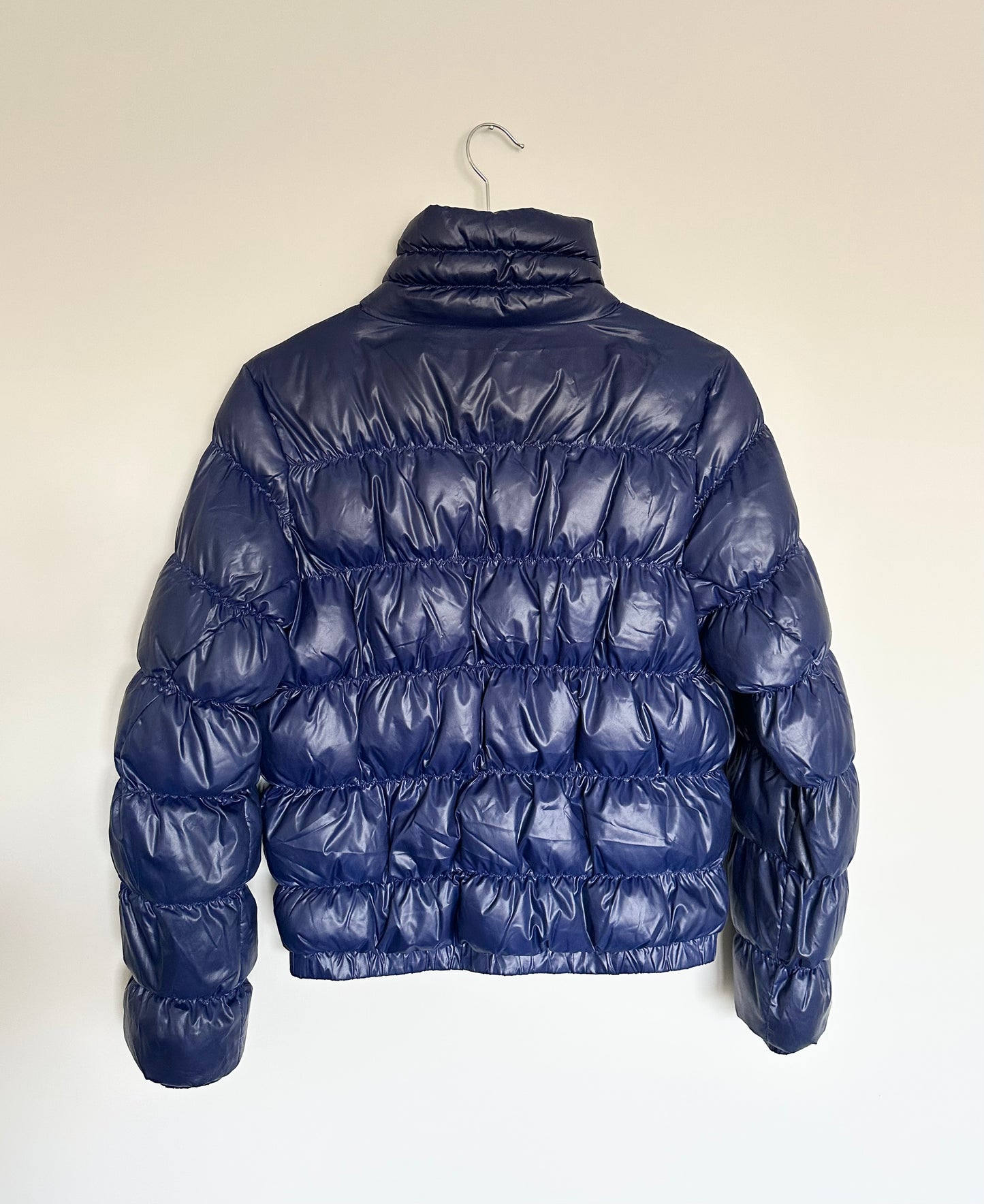 Women’s Adidas Dark Blue Puffer Jacket (Small)