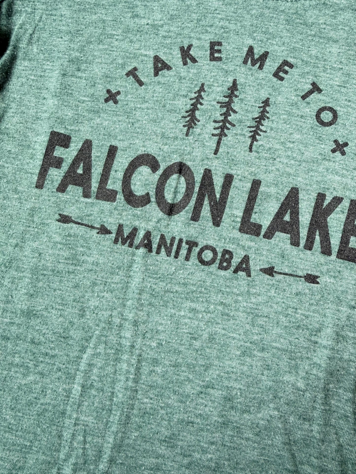 Take Me To Falcon Lake Green T-Shirt (2T)