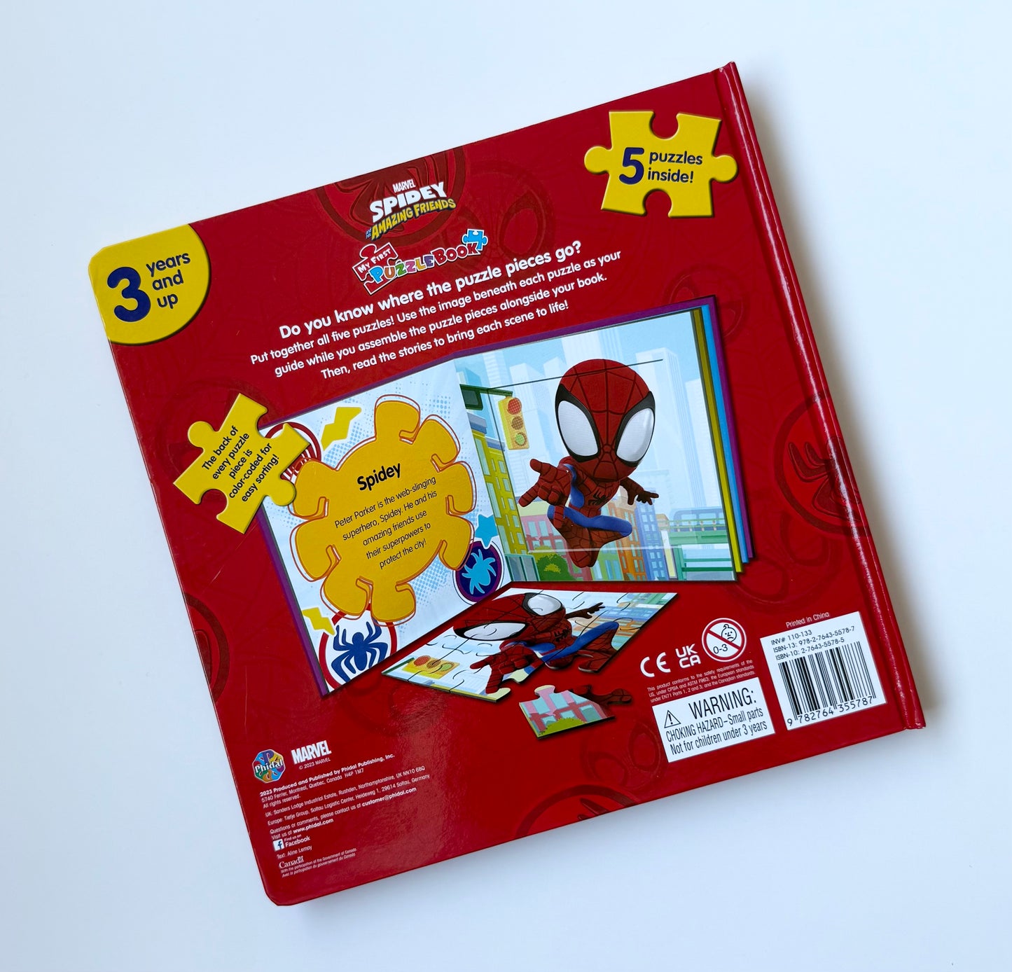 Disney Junior Spidey and his Amazing Friends Puzzle Book
