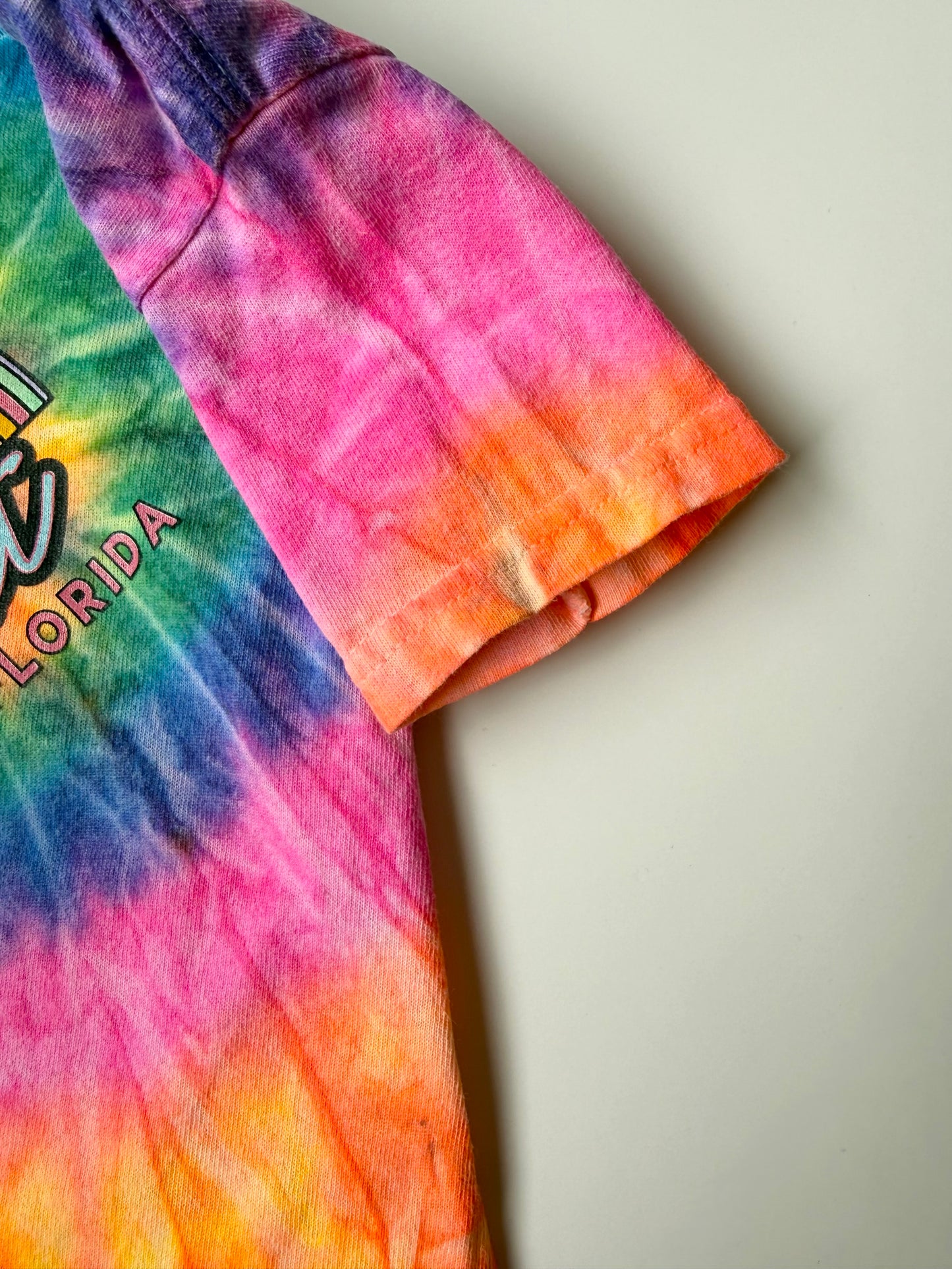 Colortone Rainbow Tie Dye Key West Florida T-Shirt (3T)
